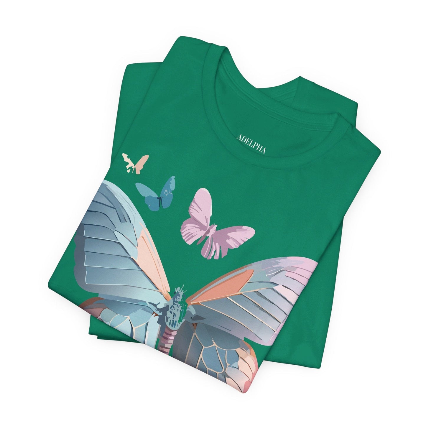 Adelpha Butterfly Graphic Tee Unisex Short Sleeve Vintage Art Design