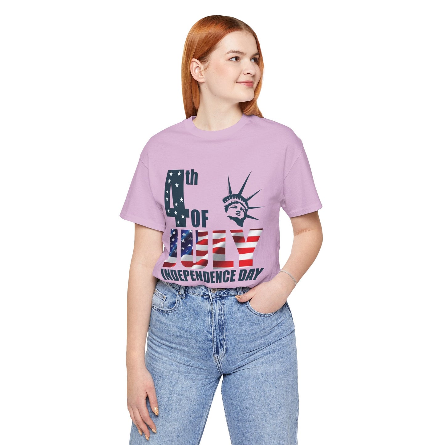 Independence Day Graphic Unisex Cotton T-Shirt 026