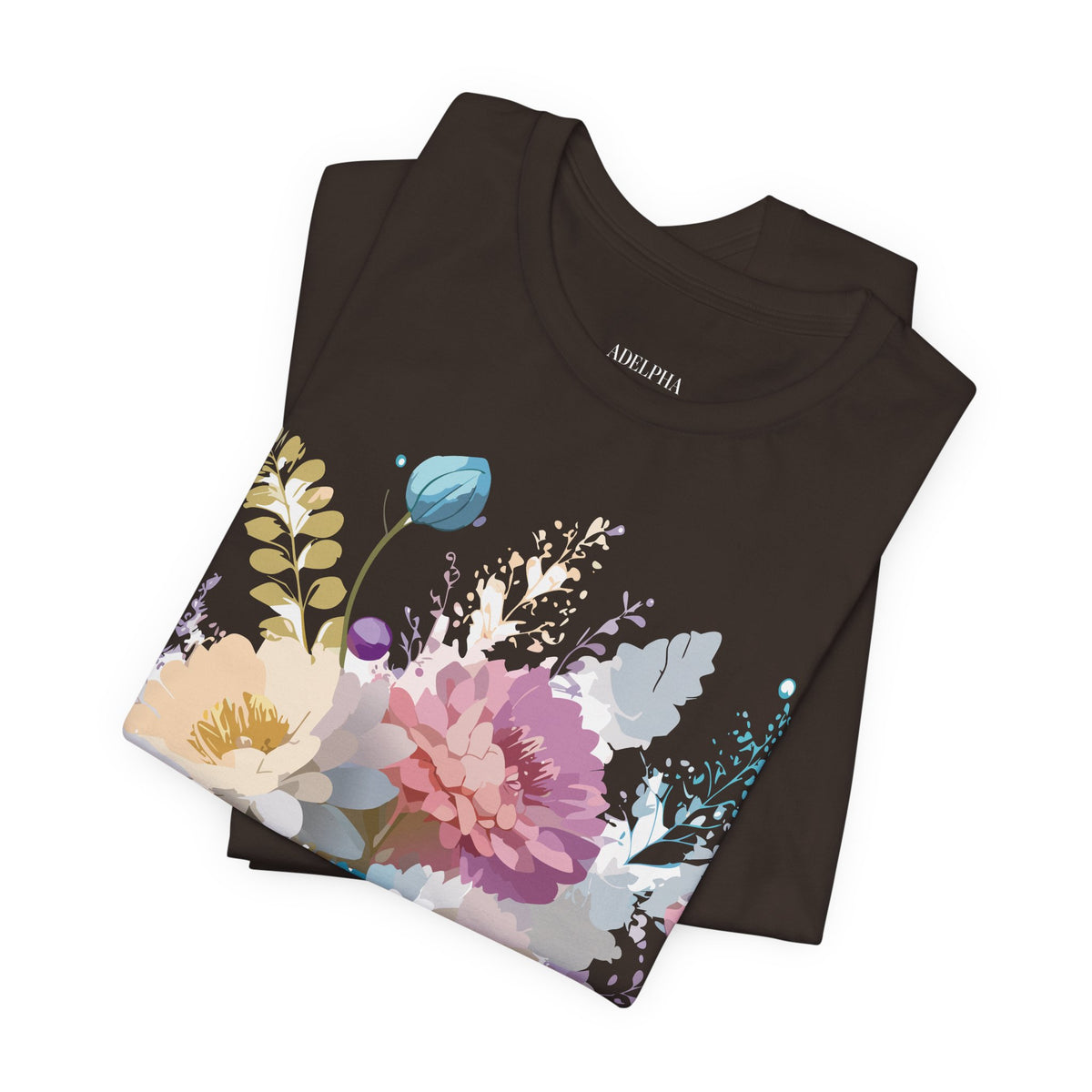 Floral Graphic Tee Shirt - Bella+Canvas Unisex 100 Cotton 7