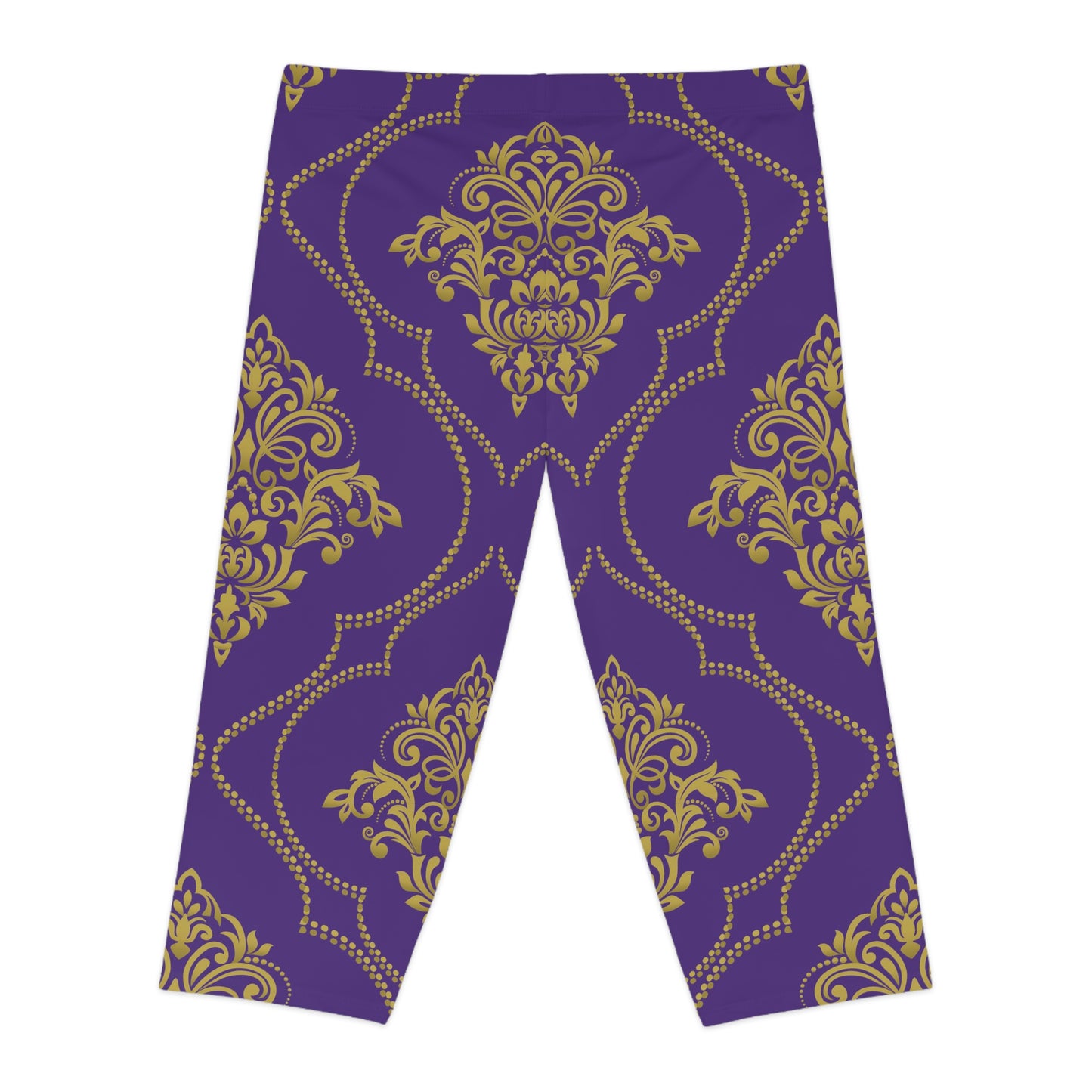 Capri leggings with traditional print