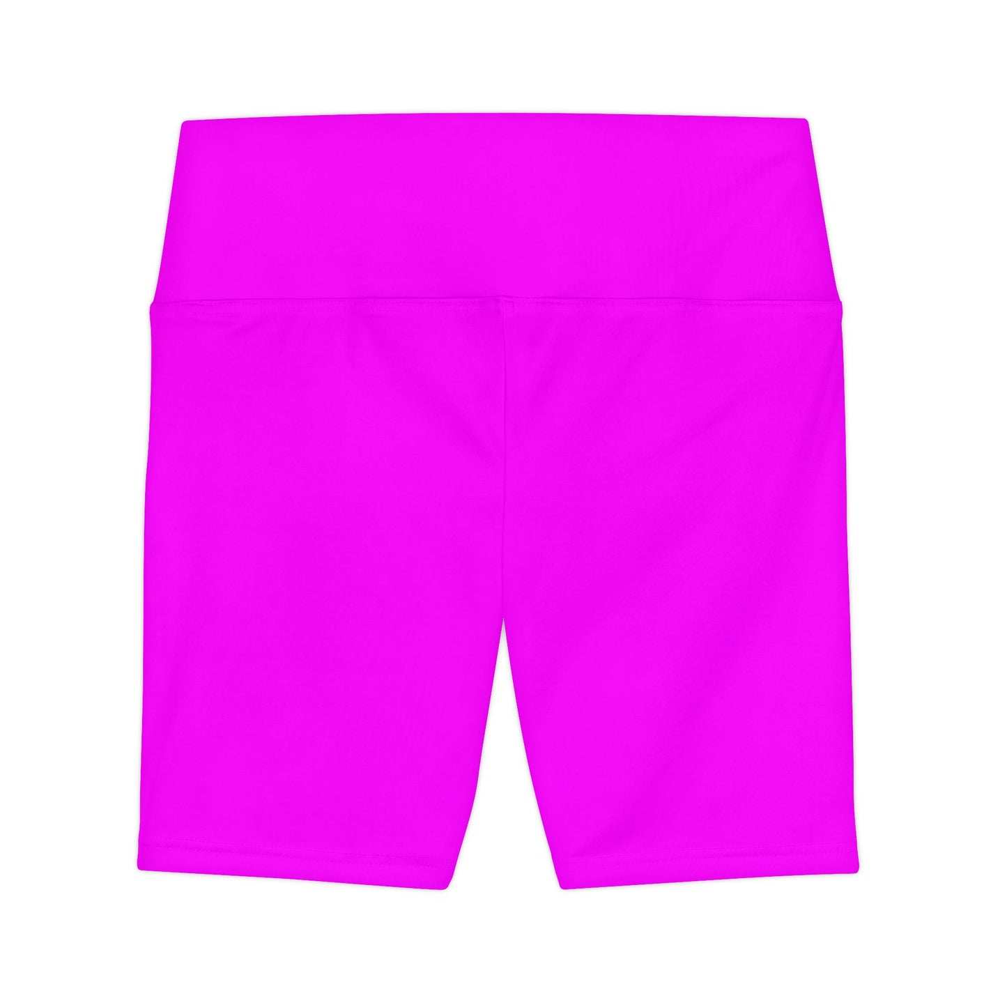 Magenta High-Rise Pink Biker Shorts — Women's Workout Activewear