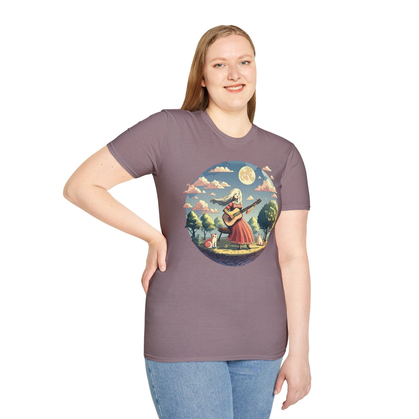 Womens Graphic T Shirts Art Design Tee Softstyle 100 Percent Cotton Unisex Gildan 64000