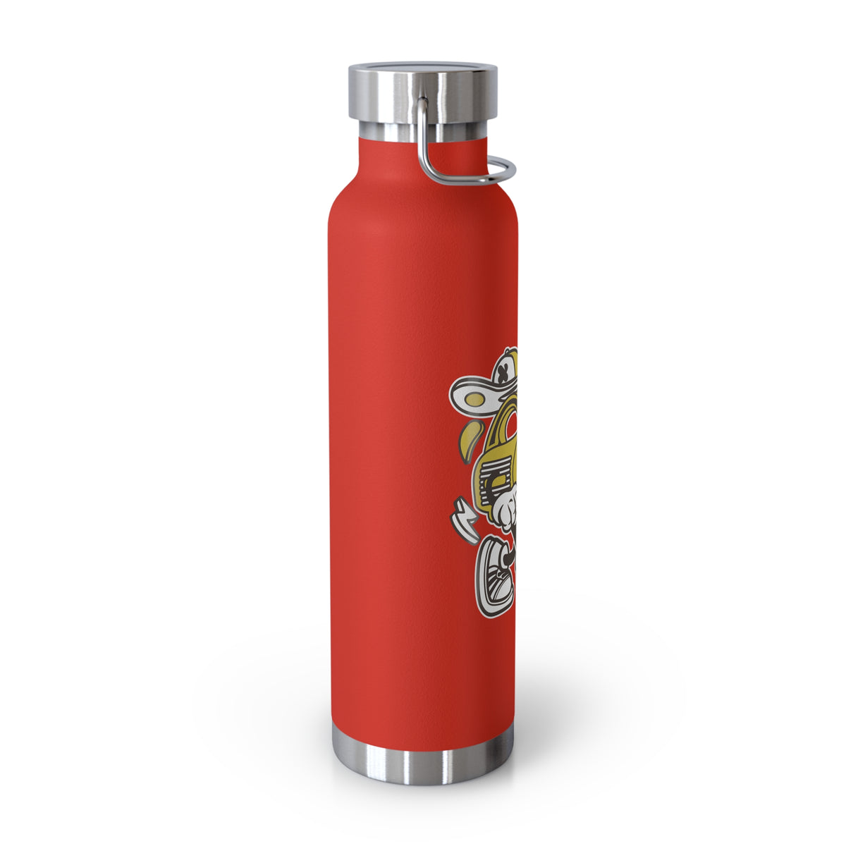 22oz Copper Insulated Water Bottle with Cartoon Design - CV24