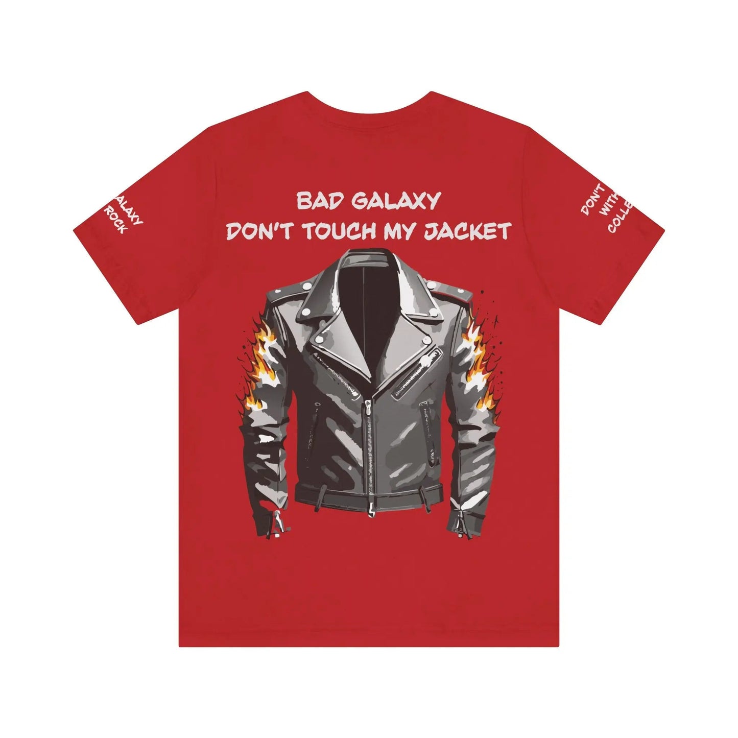 Punk Rock Tee Shirt Made To Order From Bad Galaxy Eco Friendly Inks Cotton Tee Made In USA