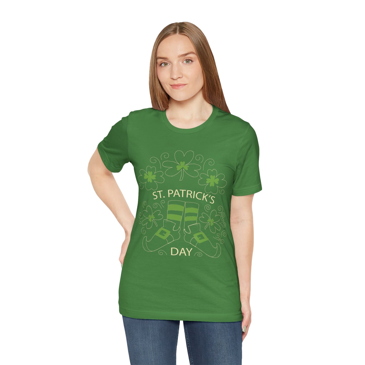 Unisex Cotton Tee Shirt with Lucky Prints