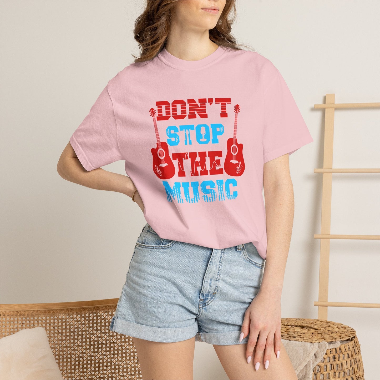 Music Graphic Design Unisex Cotton T-shirt  042