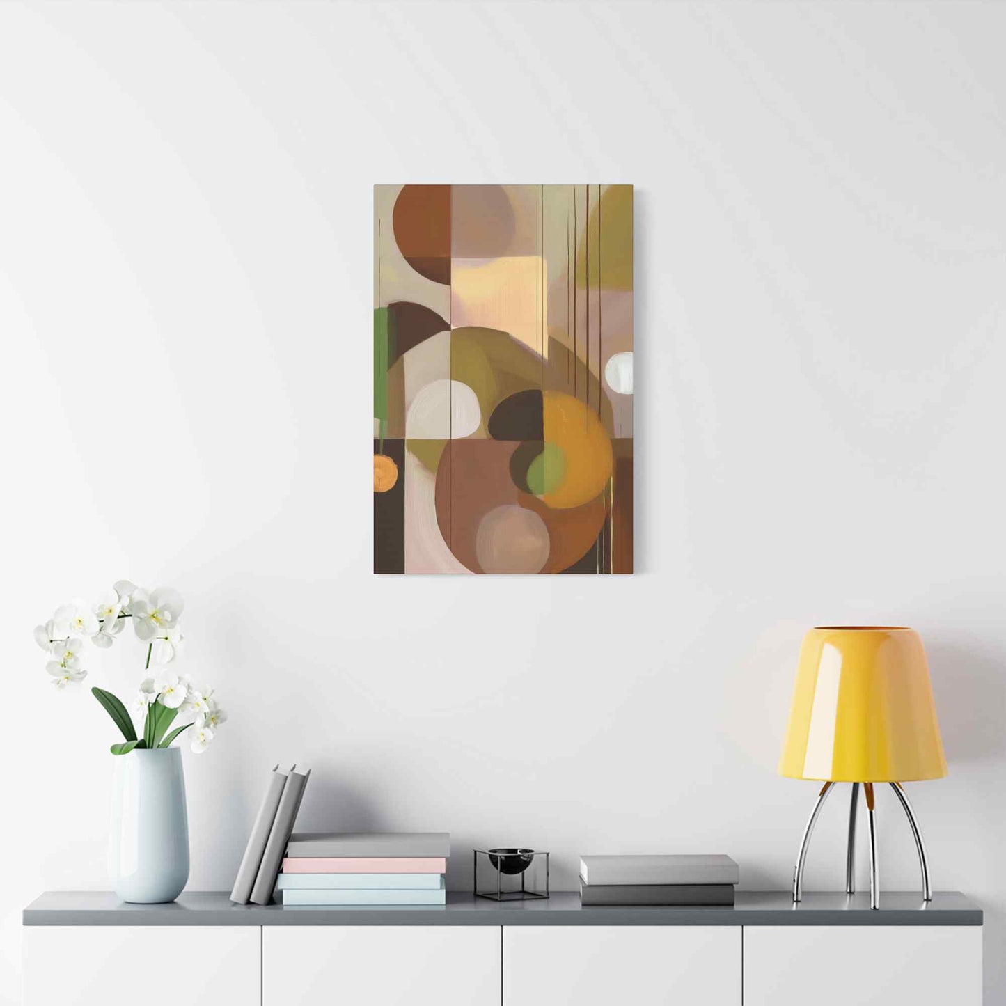 Abstract Geometric Painting Print Canvas 20x24,20x30,24x30 24x32,24x36,30x40 32x48,36x48,40x60 Pine-Wood Inner Frame ABS-54