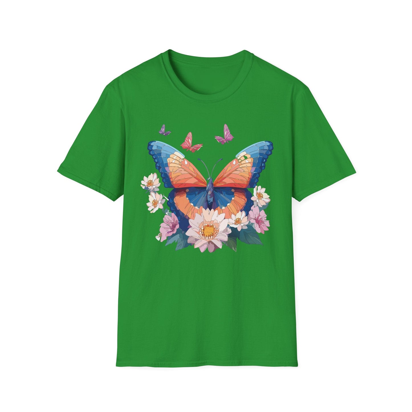 Monarch Butterfly Unisex Softstyle Tee Gildan 64000 Lightweight Breathable 100 Cotton Tee