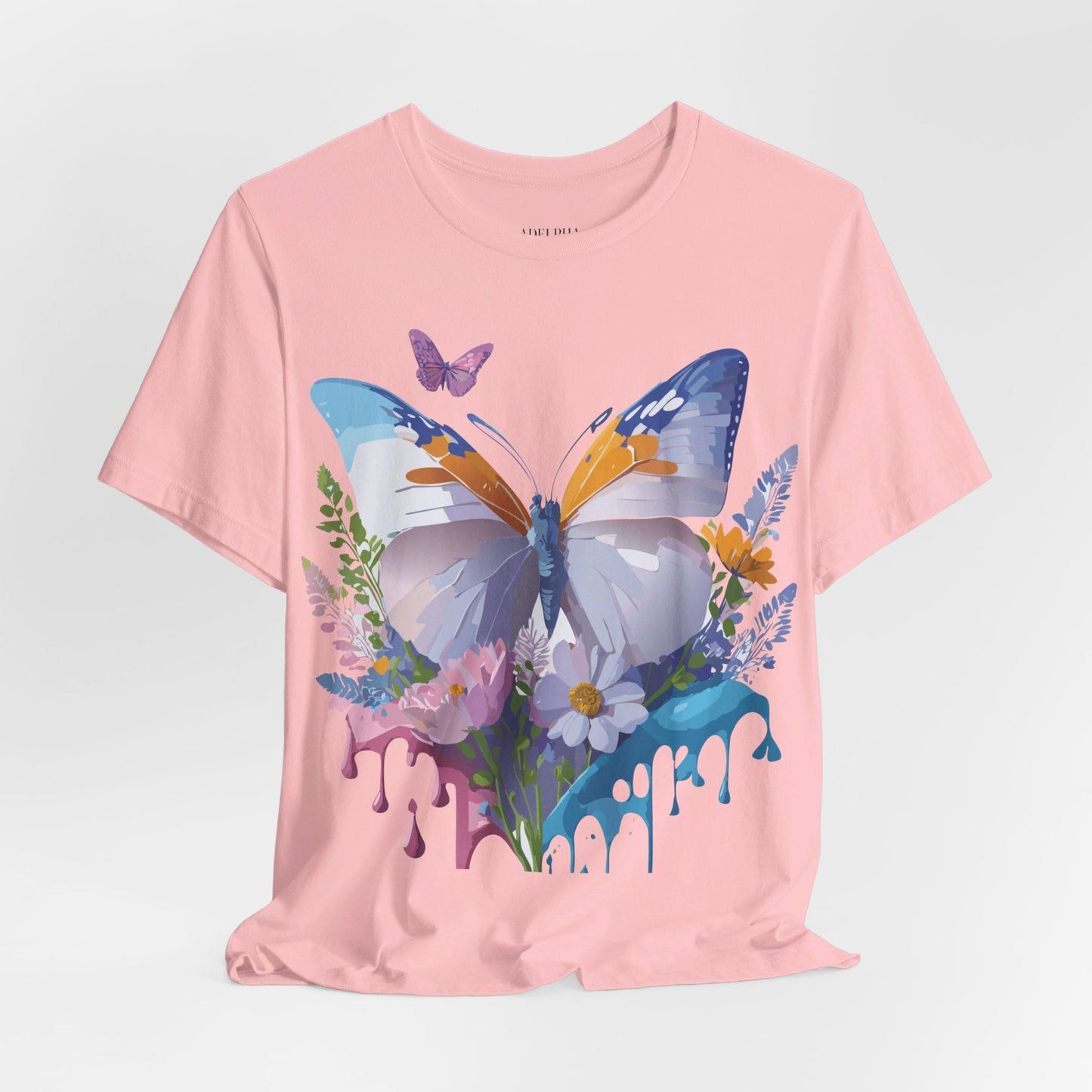 Butterfly Graphic Tee From Adelpha Vintage Artwork Unisex Short Sleeve Shirt