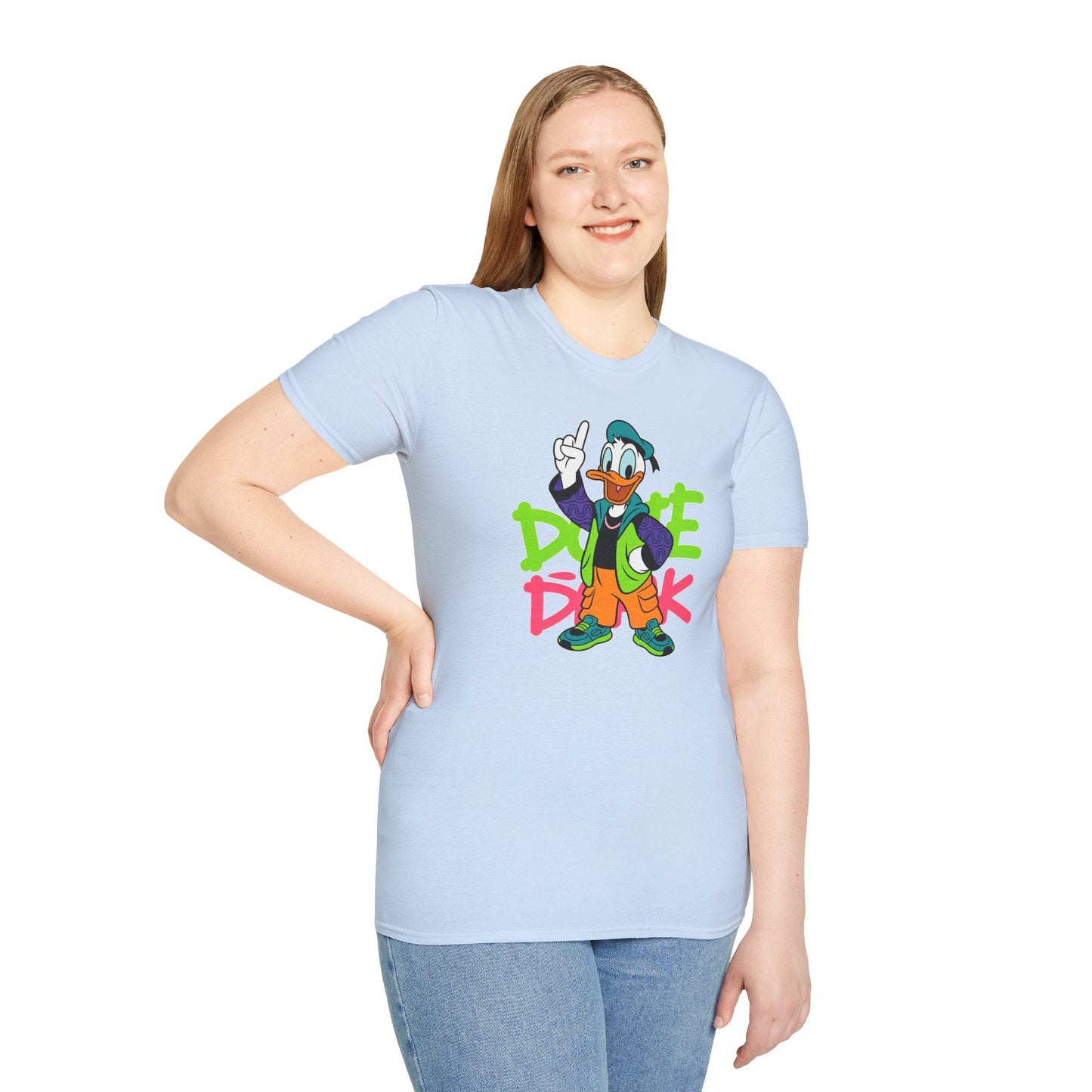 Unisex Cartoon T Shirt Animation Graphic Tee Funny Animals Softstyle 100 Percent Ring Spun Cotton