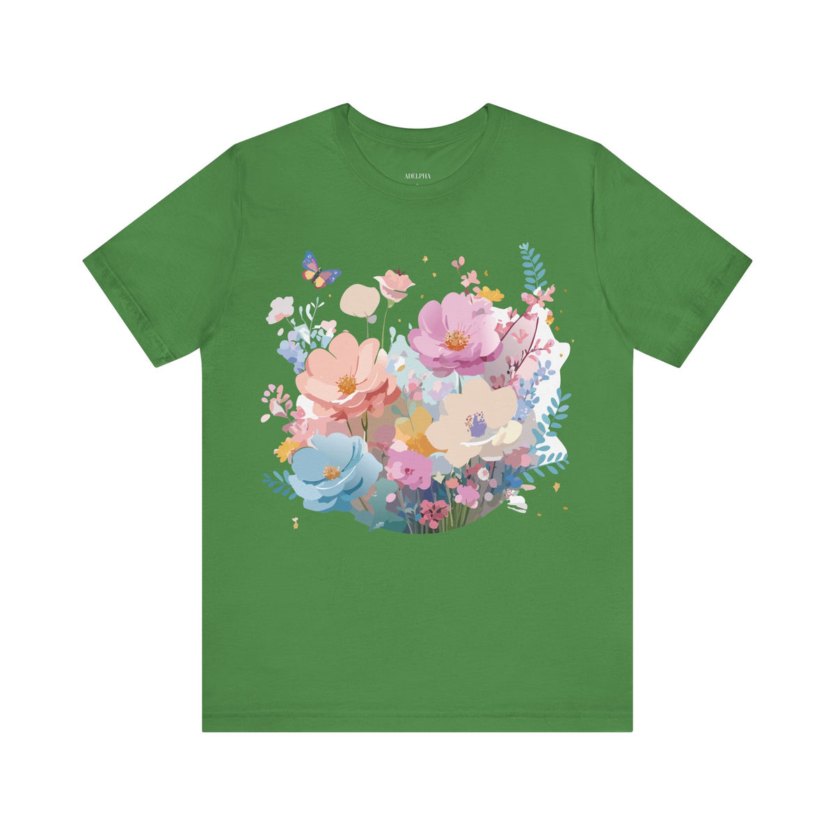 Floral Graphic Tee Shirt - Bella+Canvas Unisex 100 Cotton 44