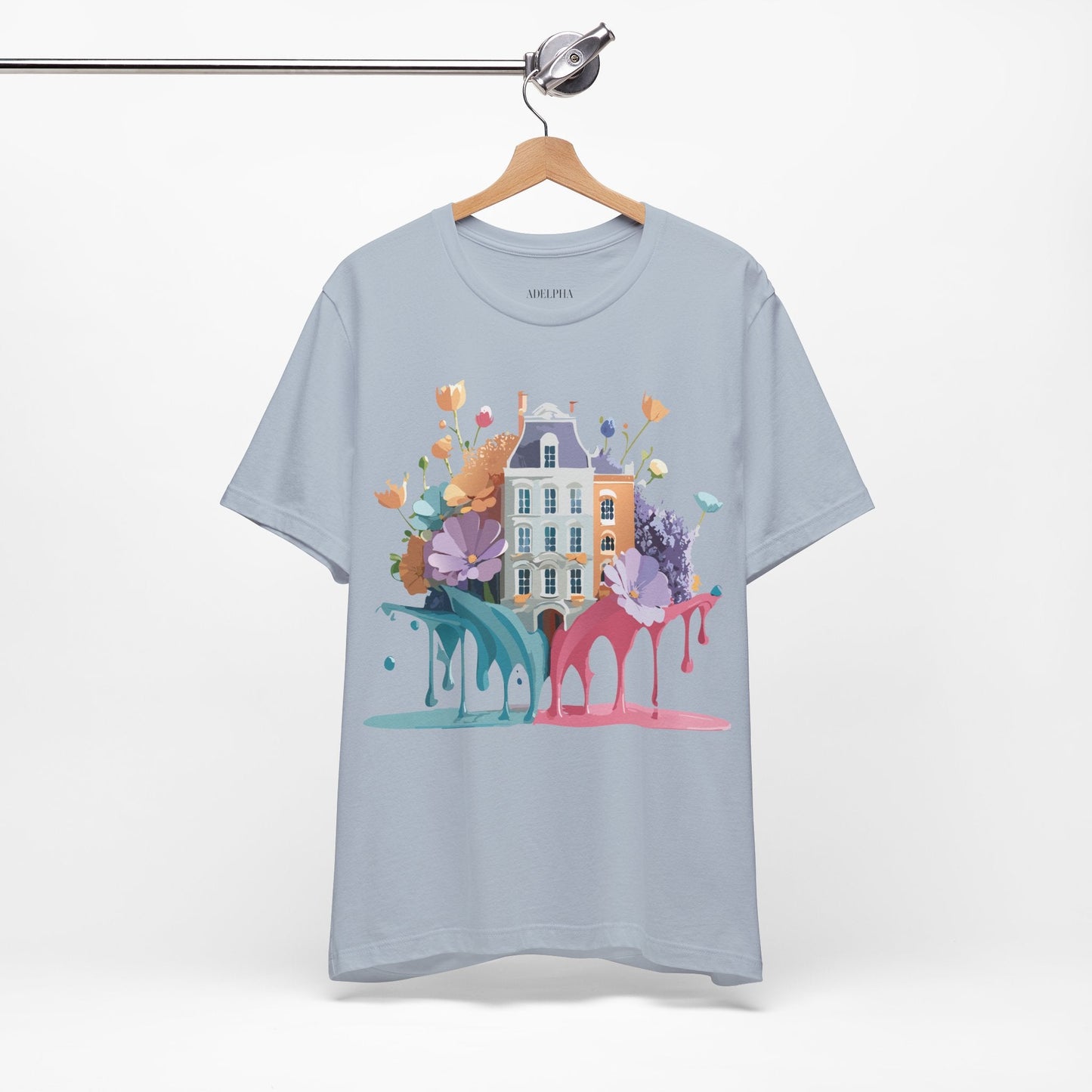 Amsterdam Graphic Tee Unisex Jersey Short Sleeve Shirt Travel Themed Original Artwork