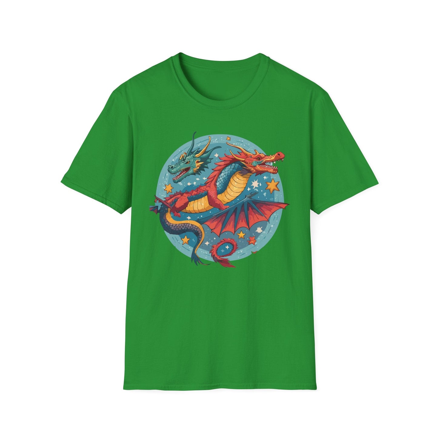 Dragon Graphic Unisex 100 Cotton Tee with Animal Artwork Design 19