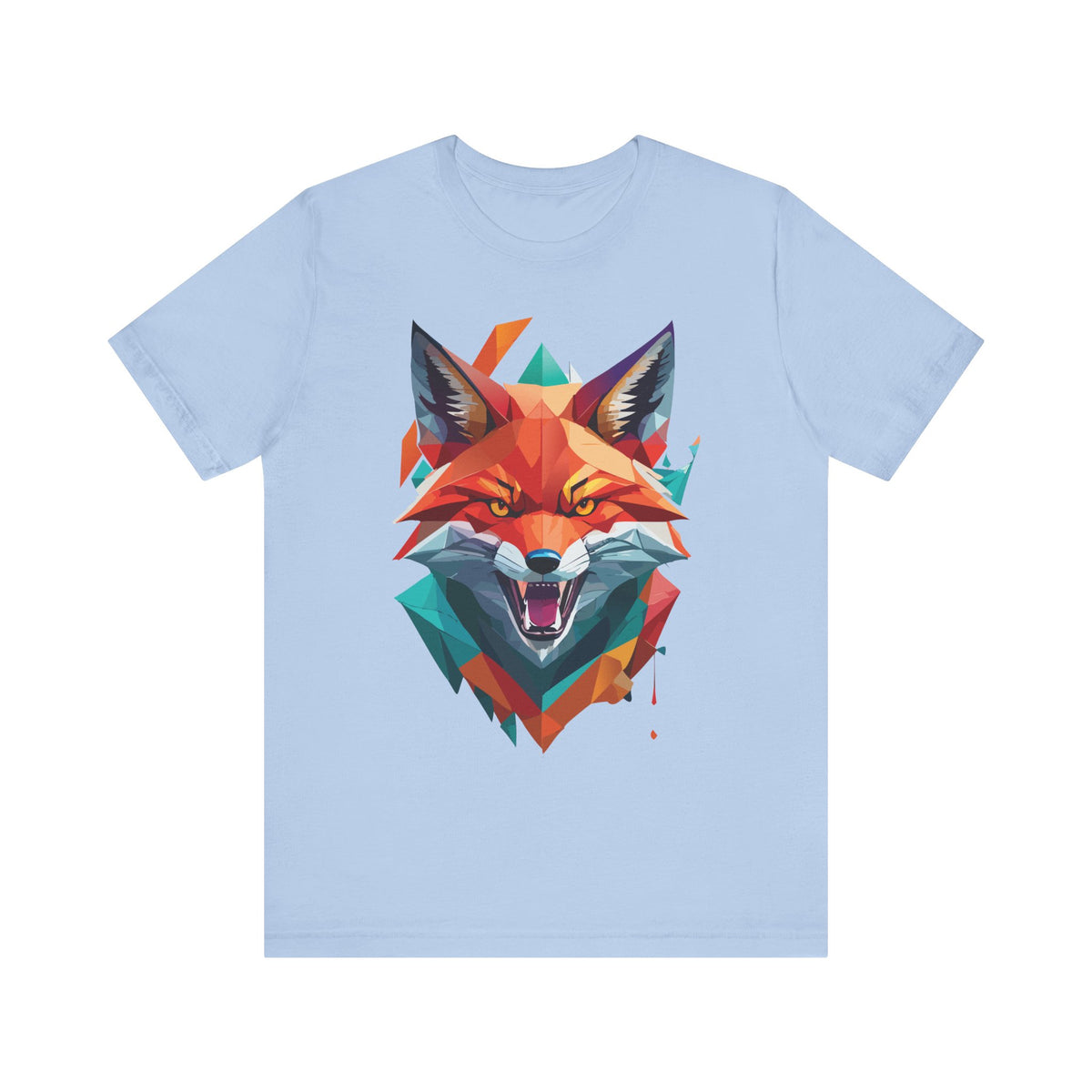 Wild Animals  Graphic Unisex Cotton Bella+Canvas Tee with Art Animal Design ab59