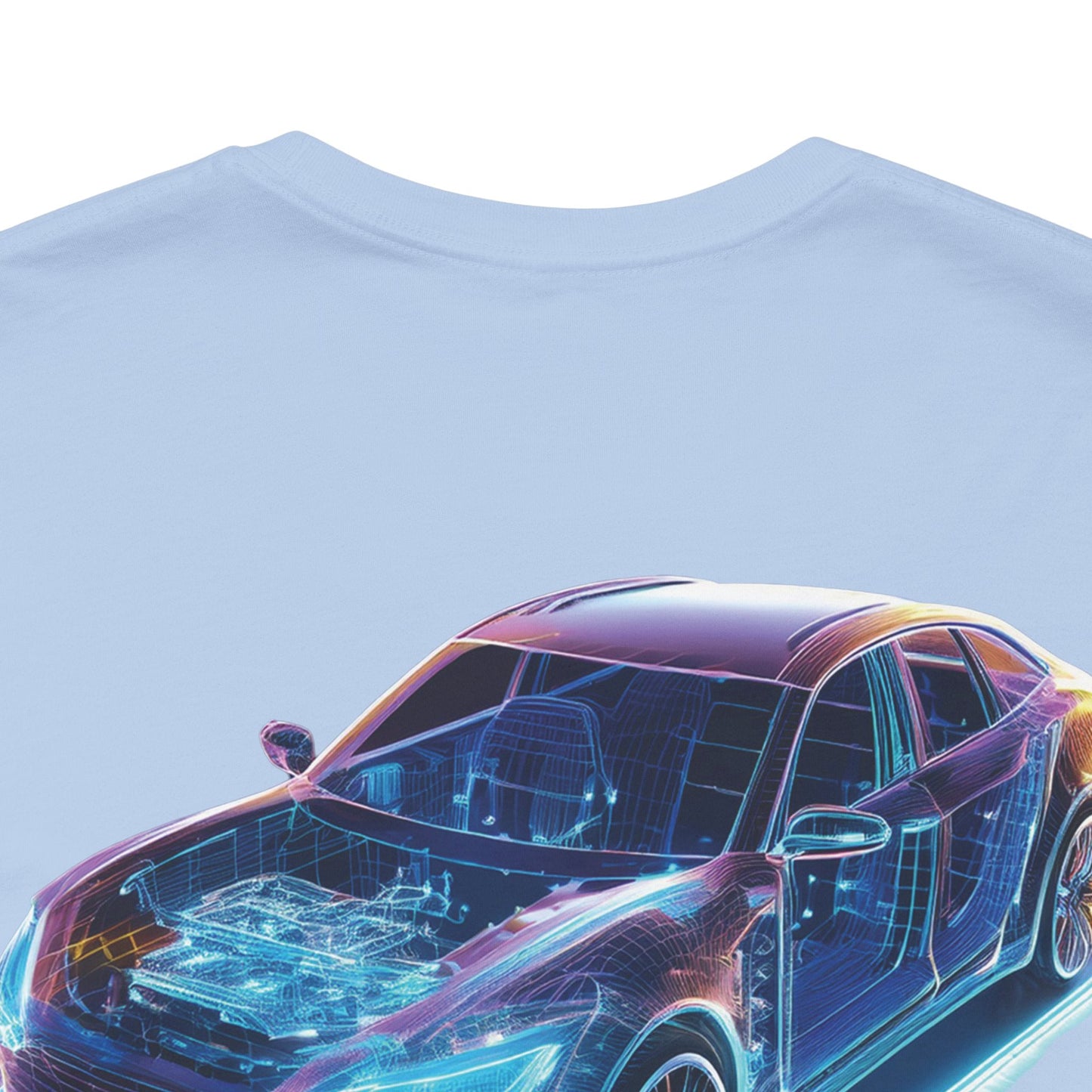 Car Graphic Tee Shirt For Car Lovers Cotton Lightweight Tee Made In Usa Eco Friendly Inks