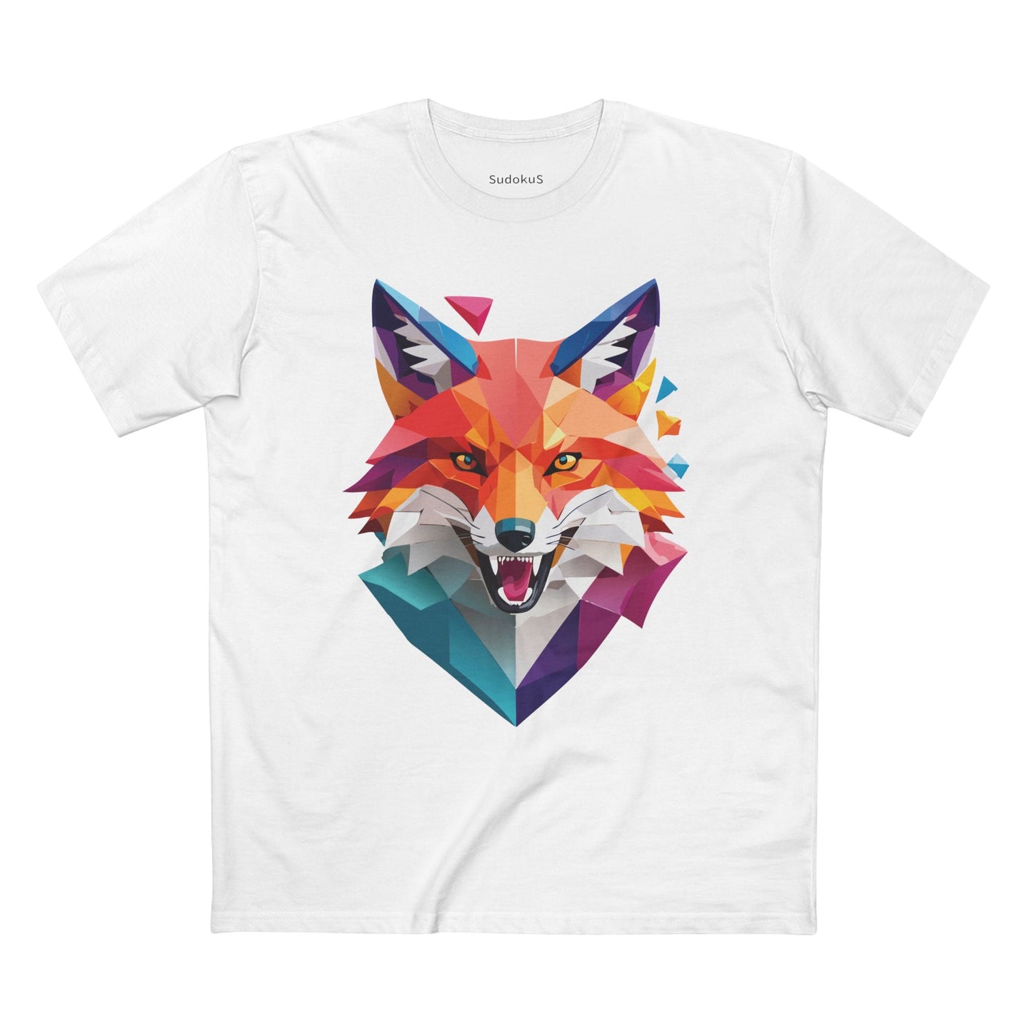 Fox Graphic Unisex 100 Cotton Staple Tee with Animal Design Artwork 22