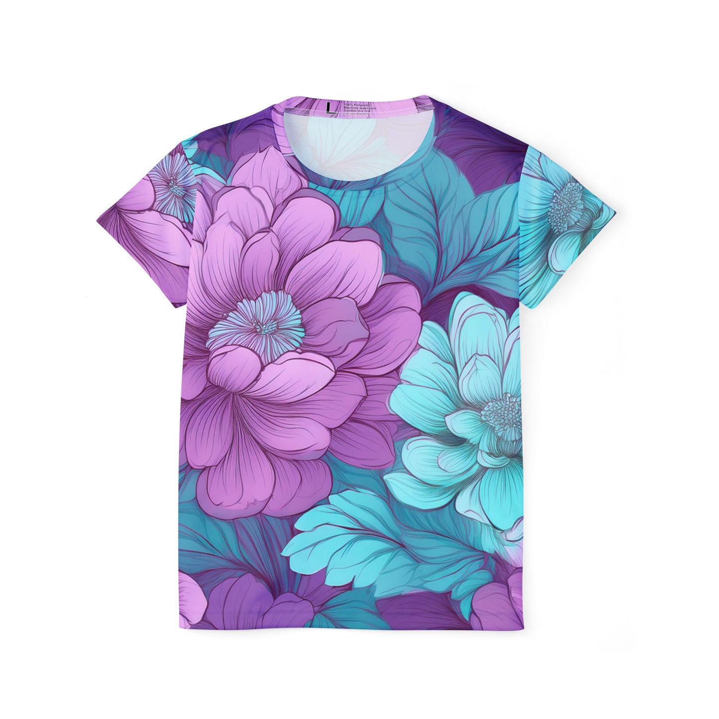Women Poly Shirt with Floral Print F269