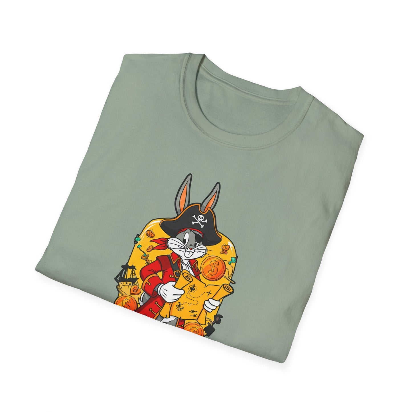 Cartoon Bunny Graphic Unisex Cotton Animal Animation Artwork Design Tee 29