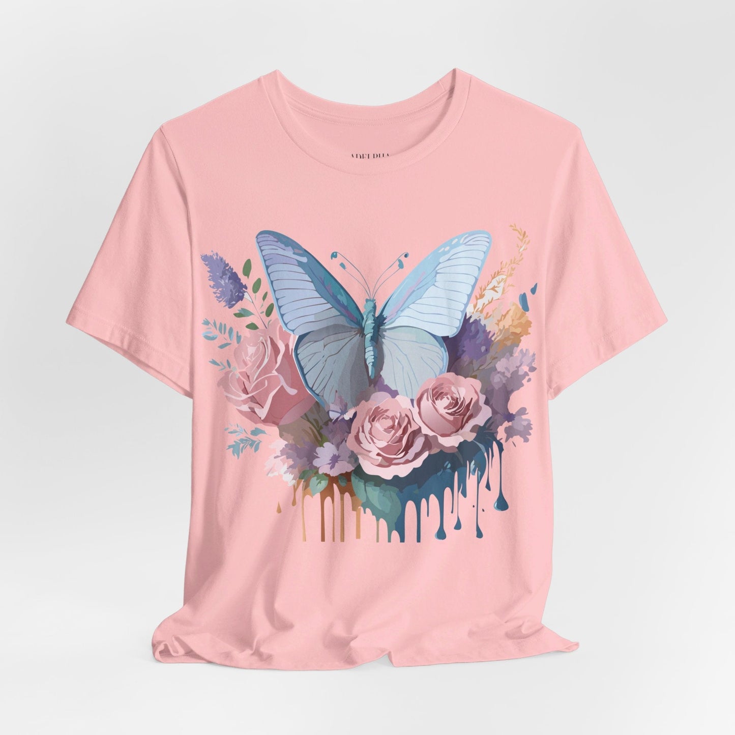 Butterfly Graphic Tee Unisex Jersey Shirt Adelpha Vintage Art Design