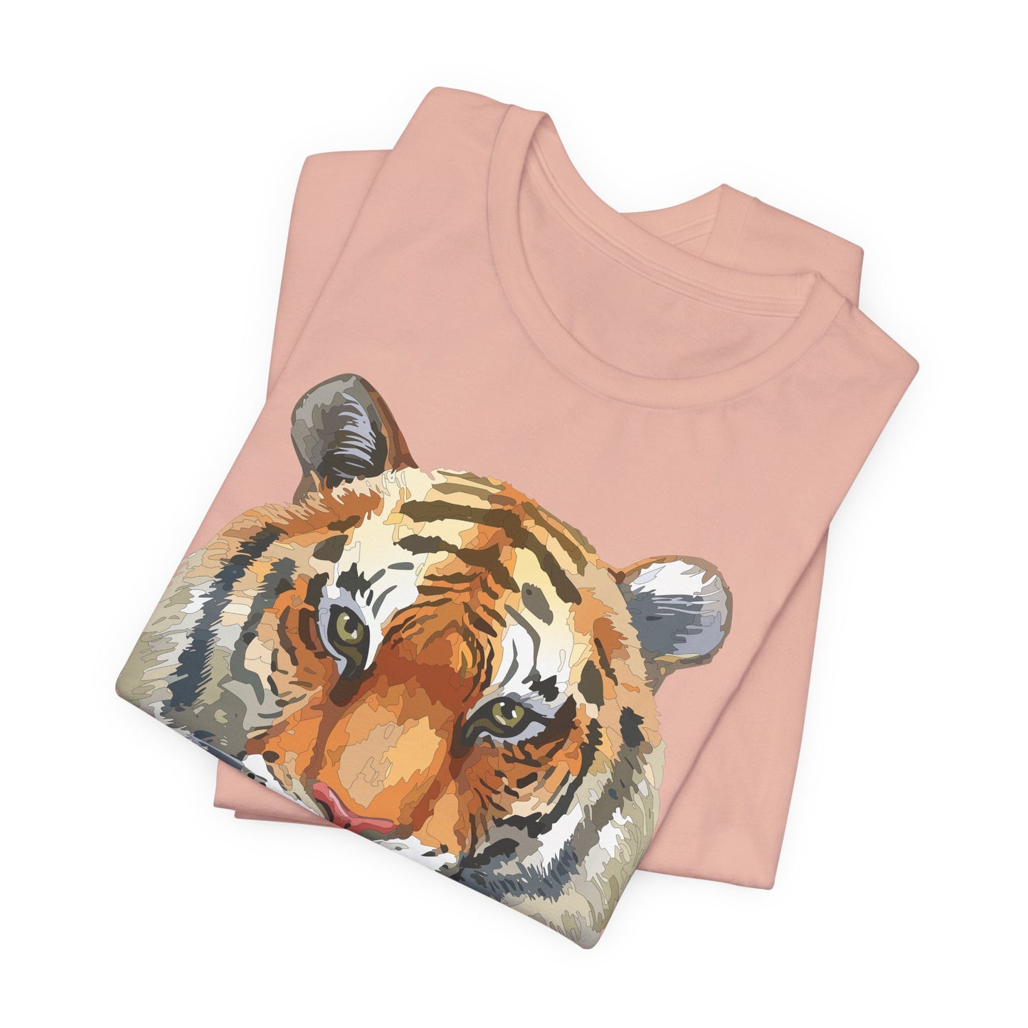 Unisex Tiger Tee, Animal Shirt, Tee Shirt with Tiger, Safari T-Shirt, Animal Tees, Big Cat Shirt, Safari T-Shirt 4