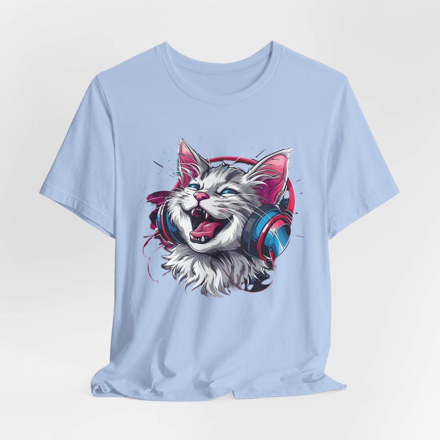 Gina Cartoon Cat Tee Shirt, Funny Cat T-Shirt, Pet Shirt, Animal Tees, Funny Animal T-Shirt, Graphic Tee