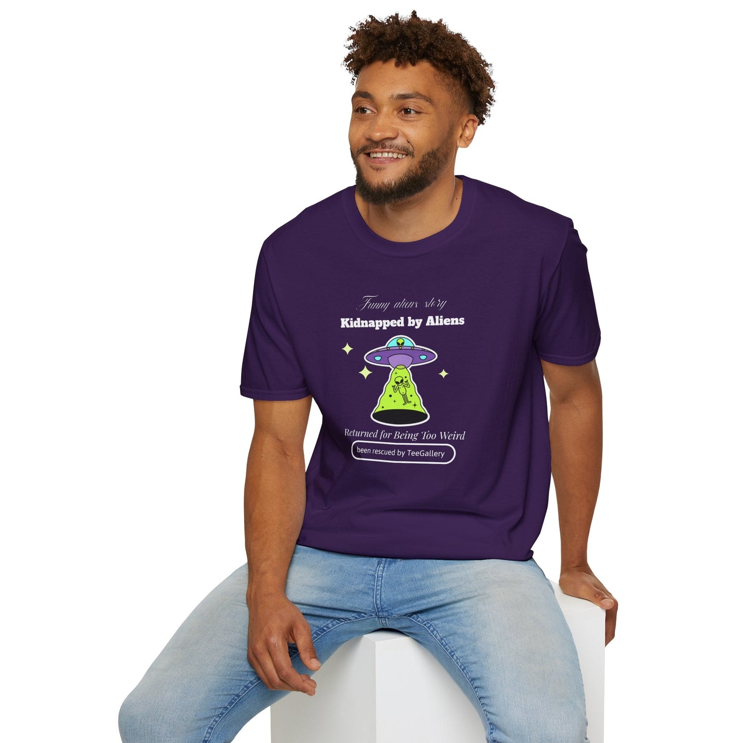 Alien Abduction Graphic Tee  Kidnapped by Aliens Funny UFO Shirt