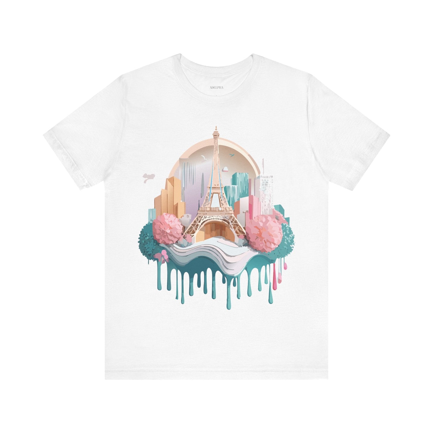 Paris Tourist Shirt Unisex Graphic Tee With Vintage Adelpha Artwork And Travel Style