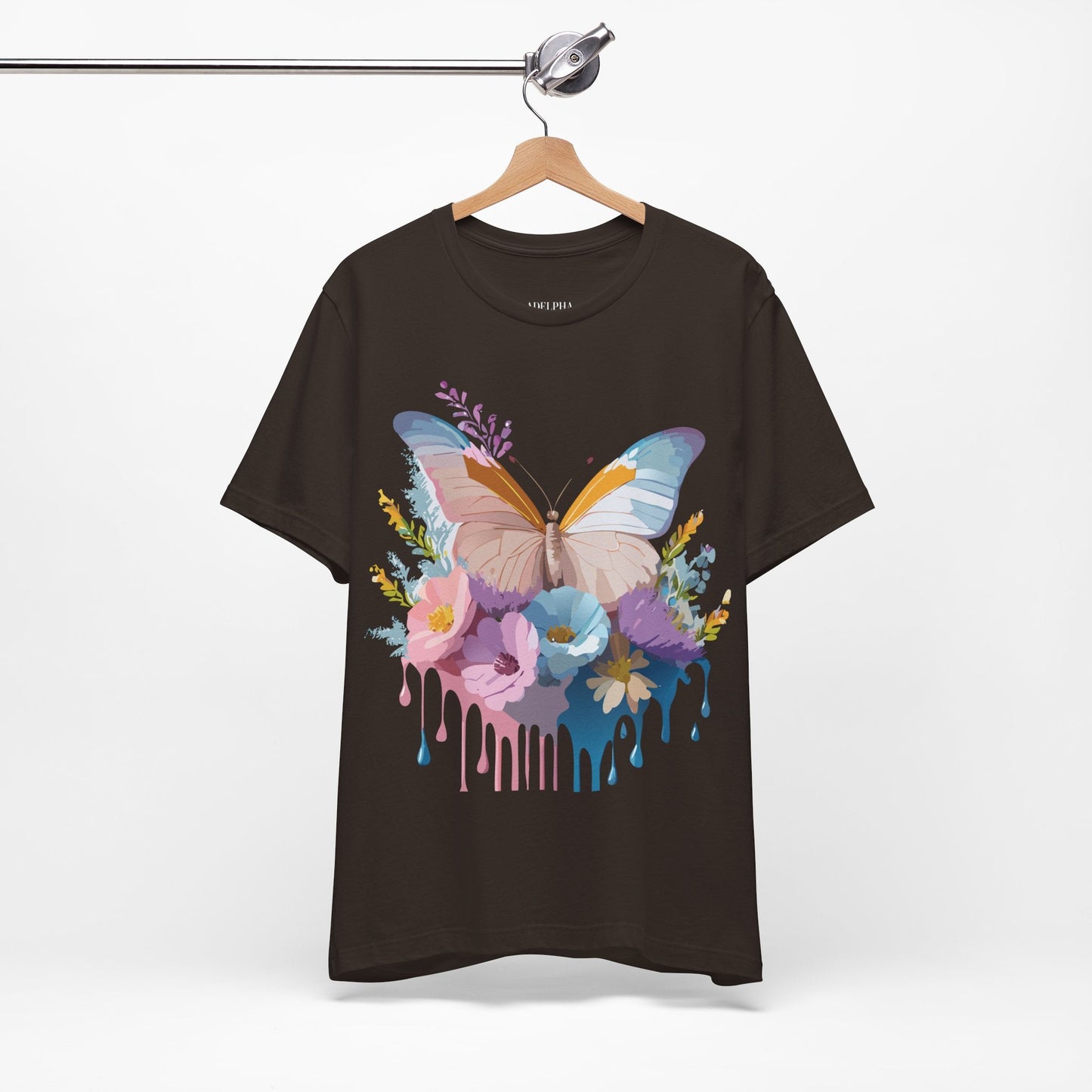 Butterfly Graphic T Shirt Unisex Adelpha Vintage Art Design Tee