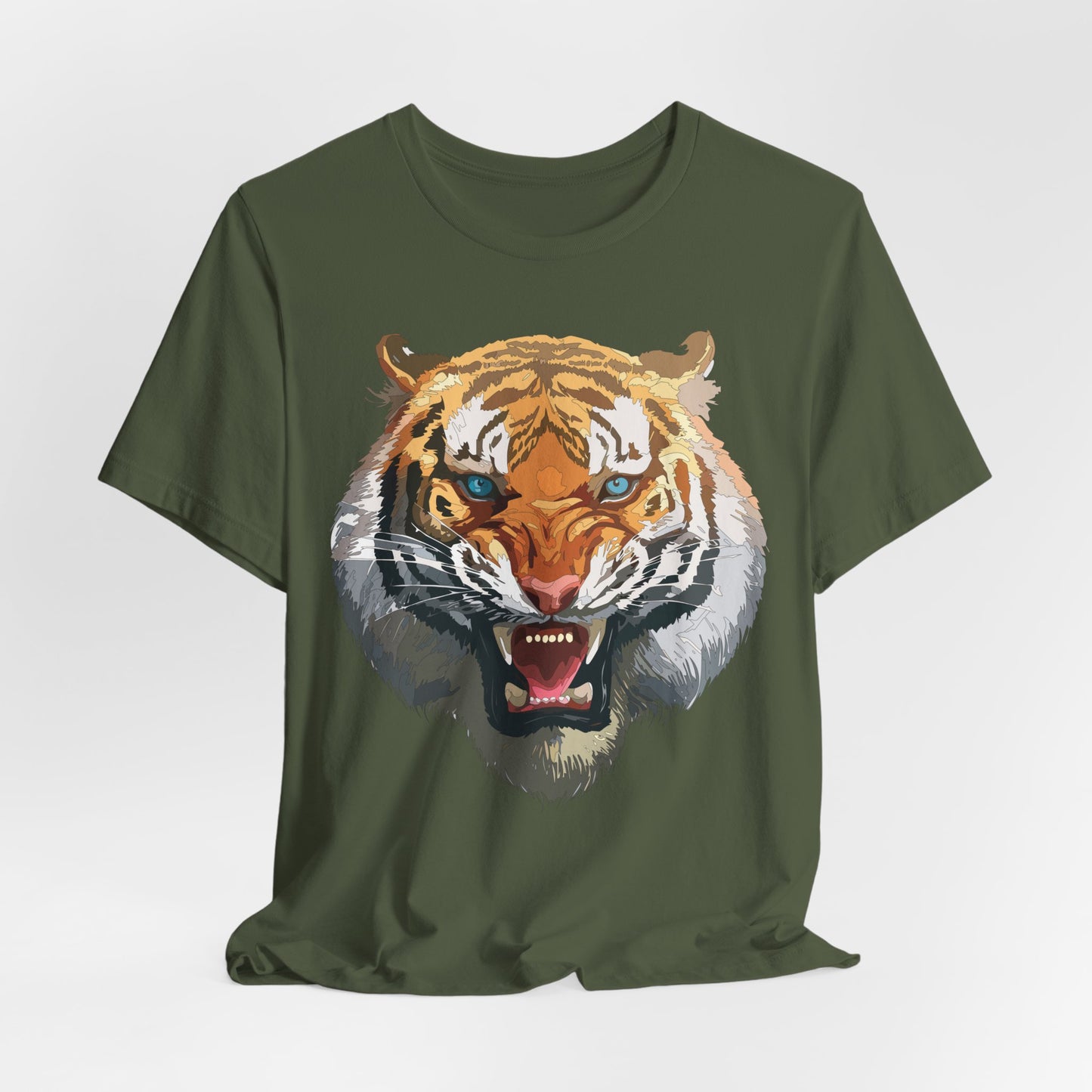Tiger Shirt, Animal Shirt, T-Shirt with Tiger, Art Design Tee, Wild Animals Tees, Safari T-Shirt, Graphic Design Tee 15