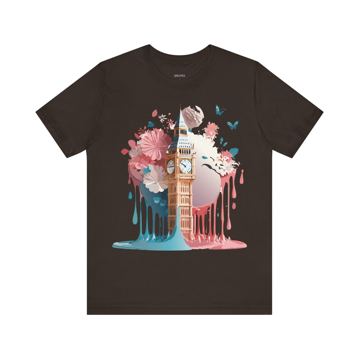 Adelpha London Graphic T Shirt Unisex Short Sleeve Tee For Everyday Style And Travel