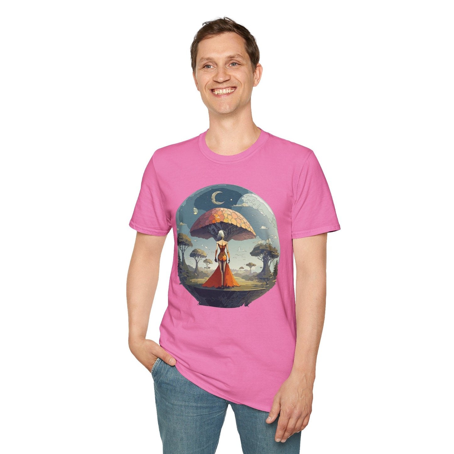 Womens Graphic T Shirts Art Design Shirt Softstyle Casual Tee 64000 Gildan Ring Spun Cotton