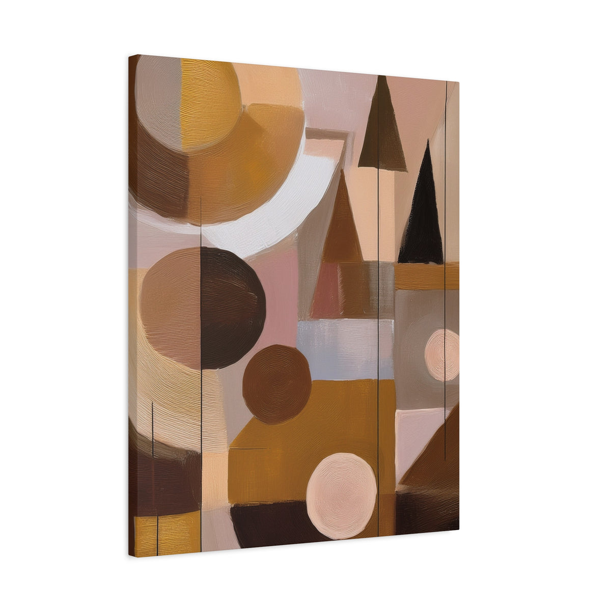 Abstract Geometric Painting Print Canvas 20x24,20x30,24x30 24x32,24x36,30x40 32x48,36x48,40x60 Pine-Wood Inner Frame ABS-51