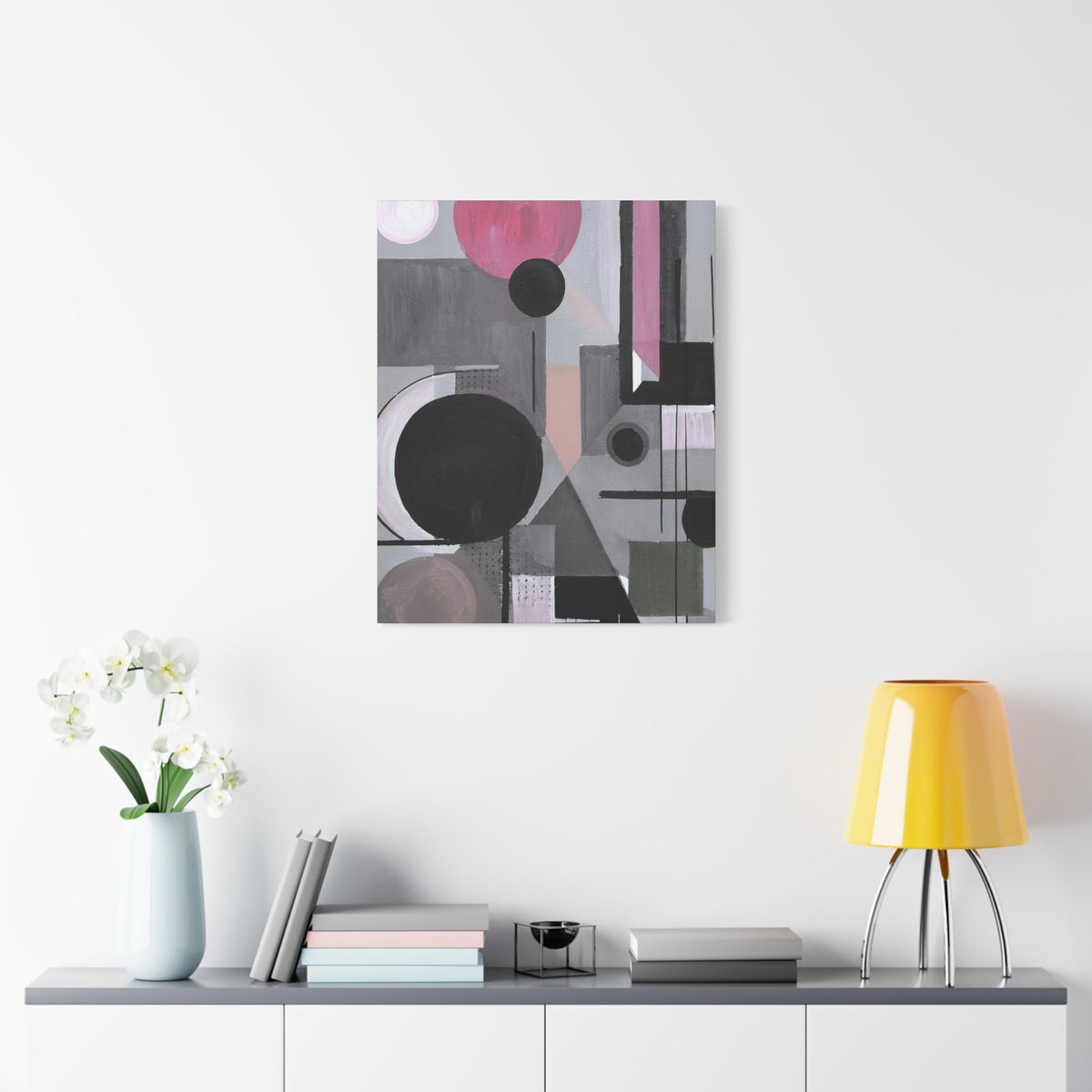 Abstract Geometric Painting Print Canvas 20x24,20x30,24x30 24x32,24x36,30x40 32x48,36x48,40x60 Pine-Wood Inner Frame ABS-42