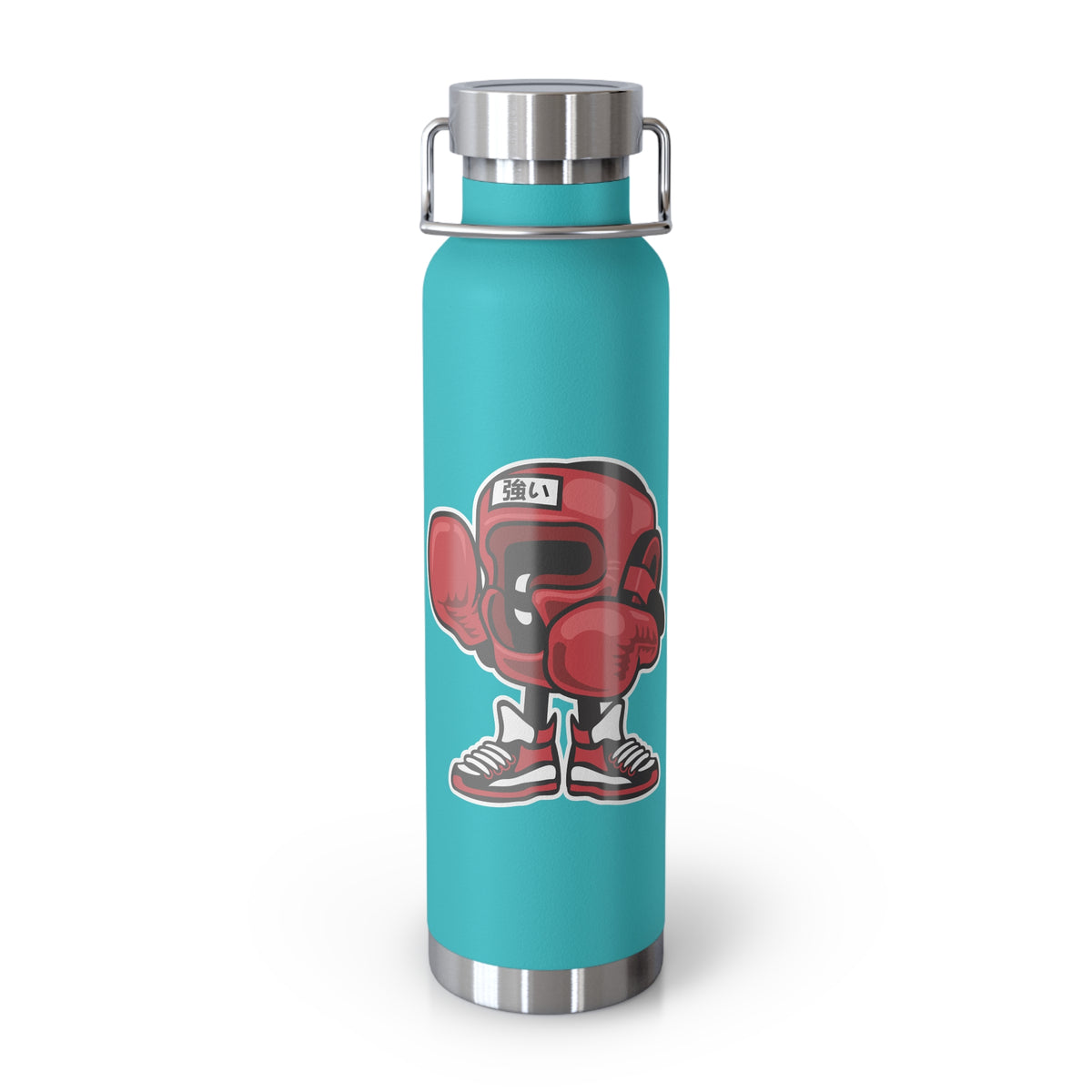 22oz Copper Insulated Water Bottle with Cartoon Design - CV7