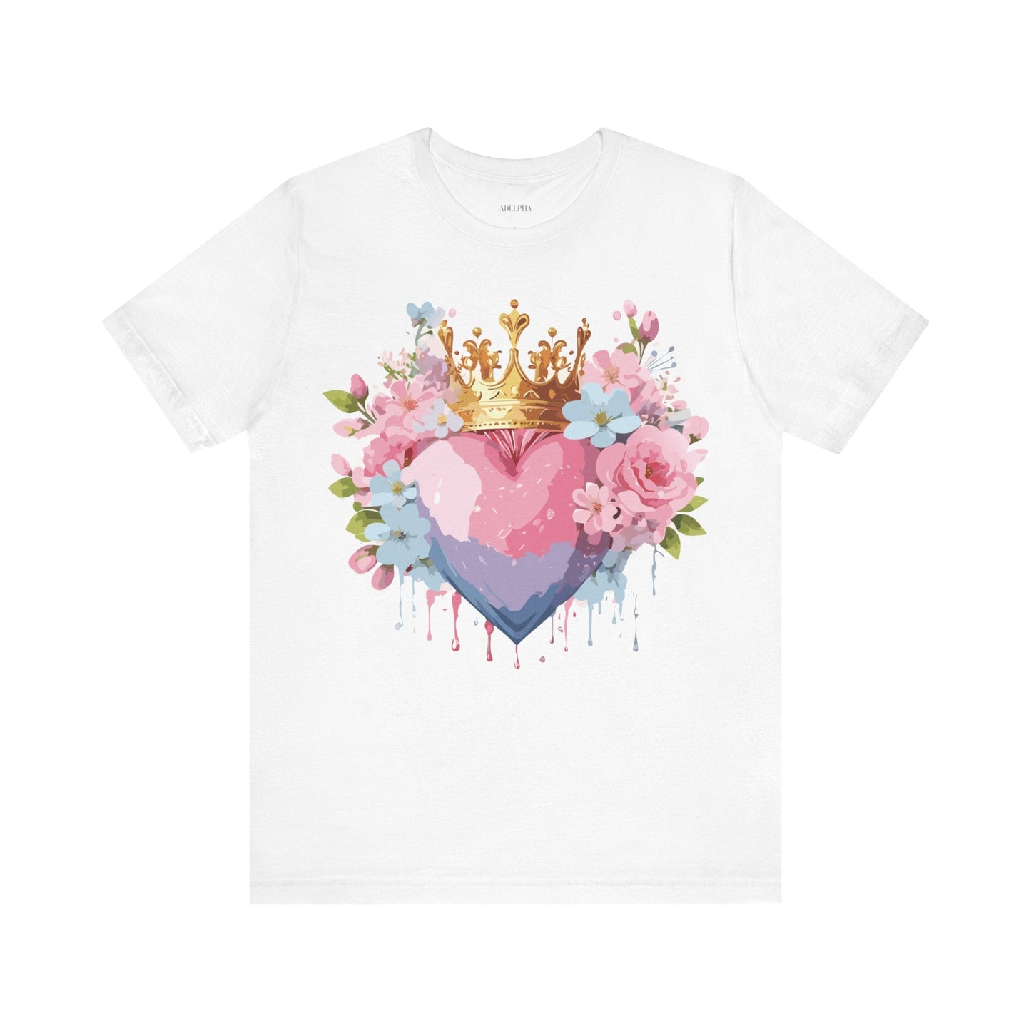 Valentine Graphic Tee Unisex Jersey Short Sleeve Adelpha Vintage Inspired Artwork