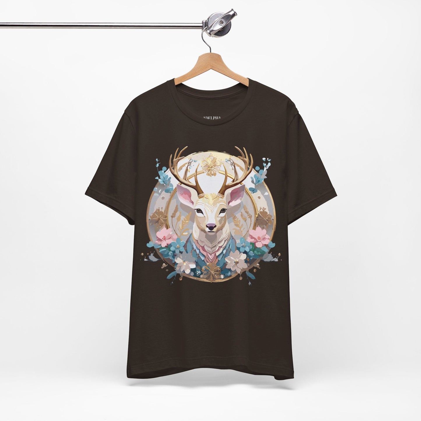 Adelpha Medallion Graphic Tee Unisex Short Sleeve Vintage Inspired Premium Art Design