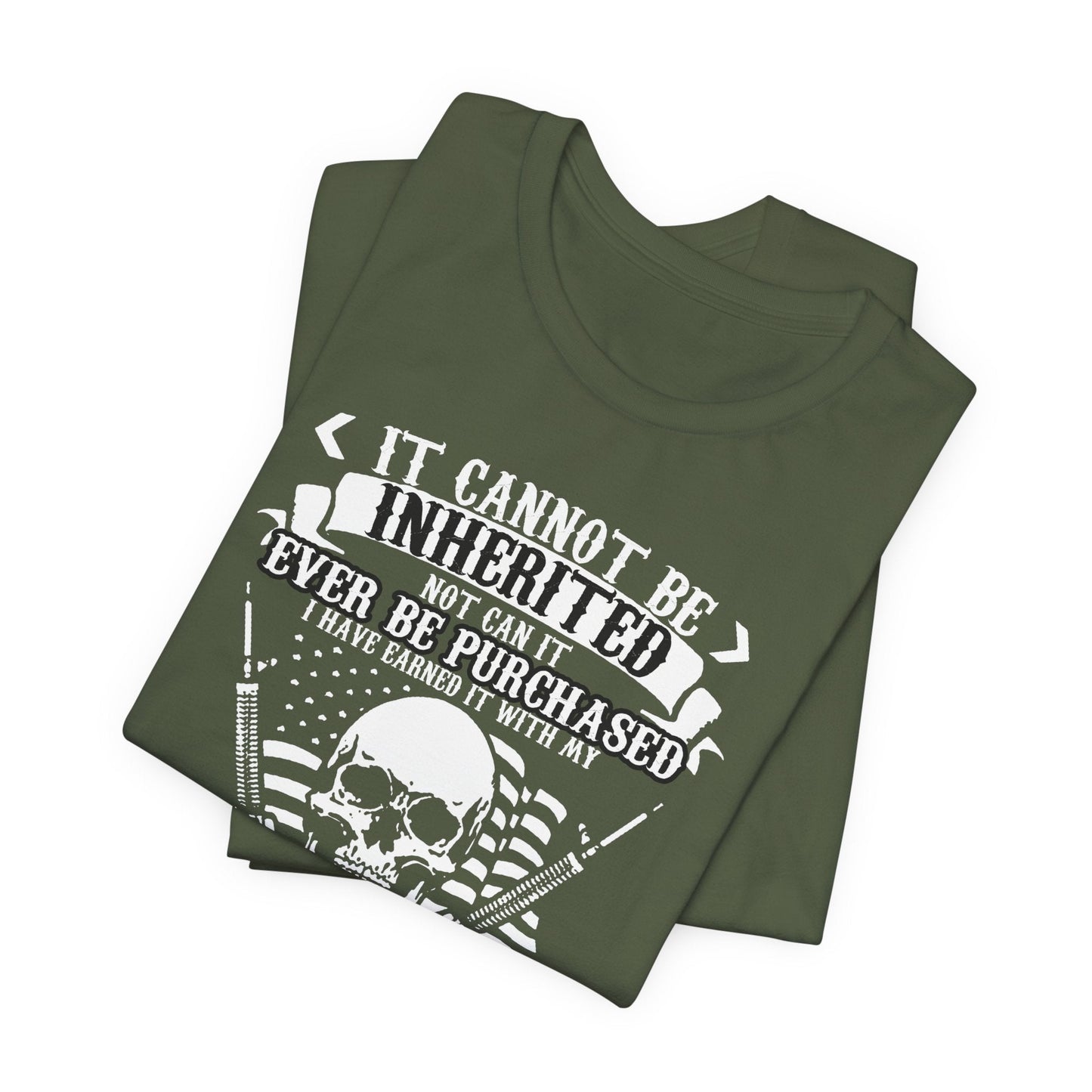 Army Veteran Patriotic Graphic Design Unisex Cotton T-Shirt v54