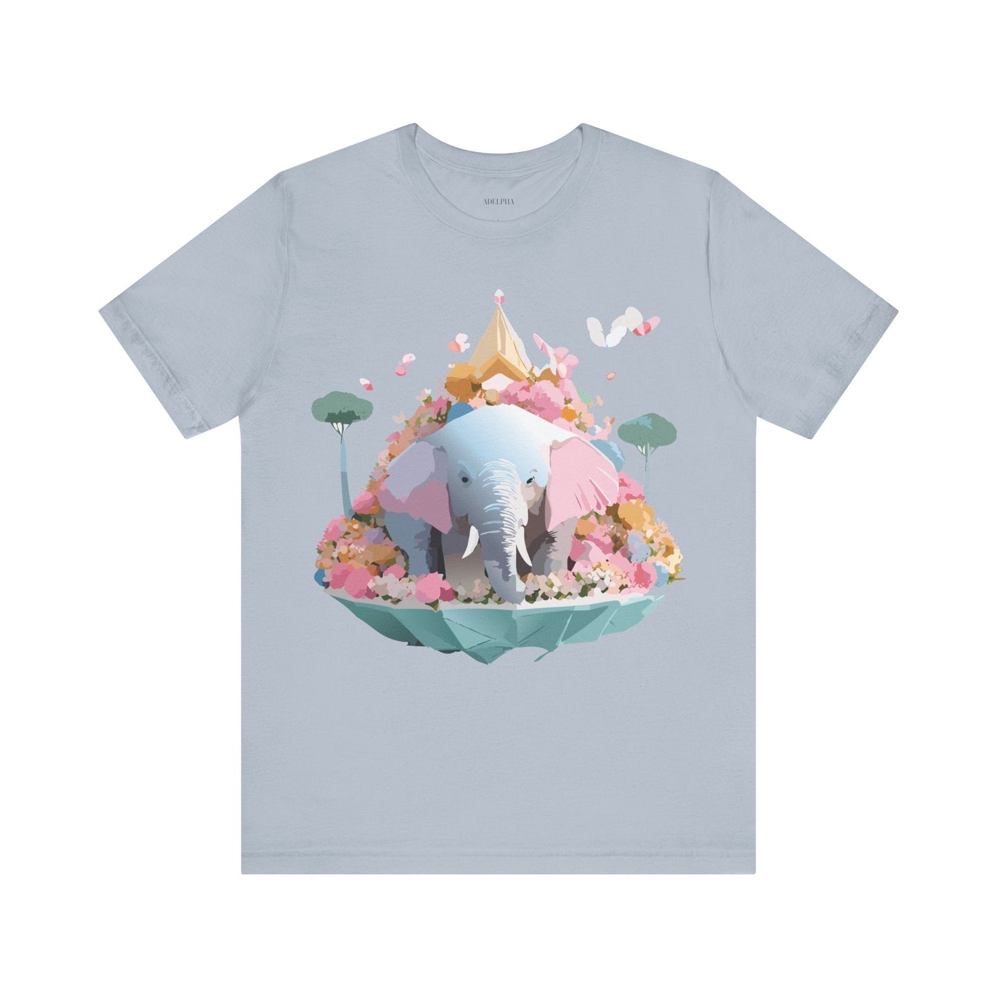 Elephant Graphic Unisex 100 Cotton Jersey Vintage Art Design Tee 19