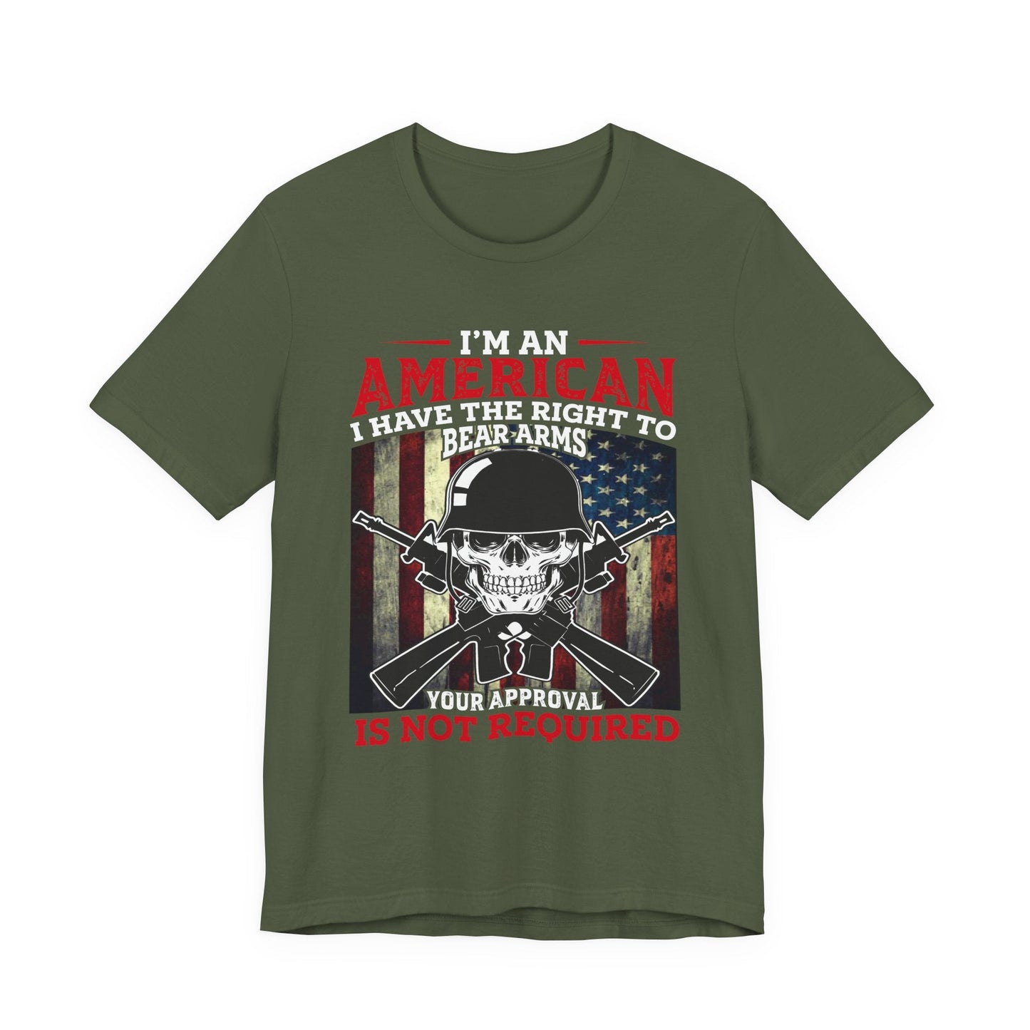 Army Veteran Patriotic Graphic Design Unisex Cotton T-Shirt v29