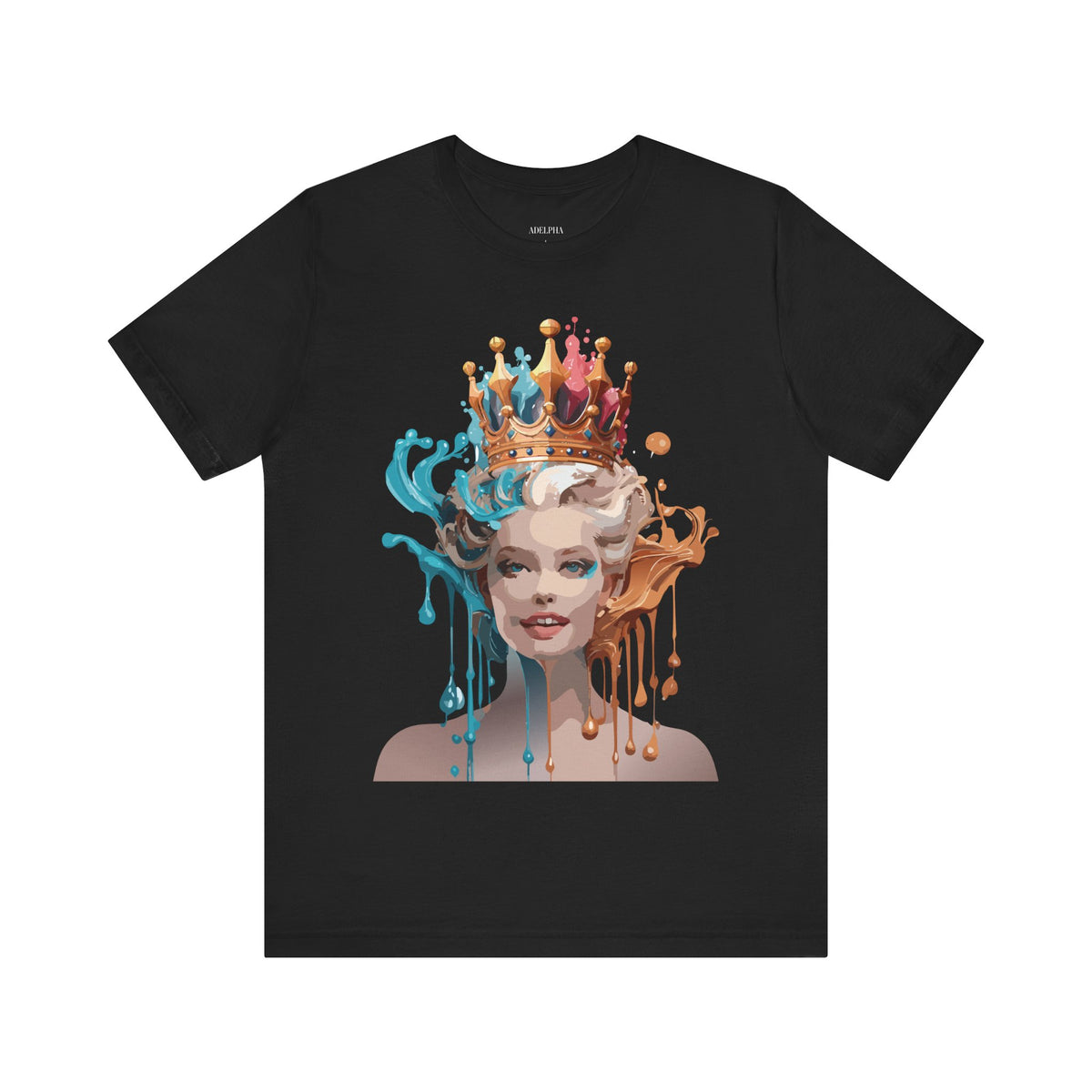 Queen Graphic Unisex Cotton Bella+Canvas Tee with Art Design m177