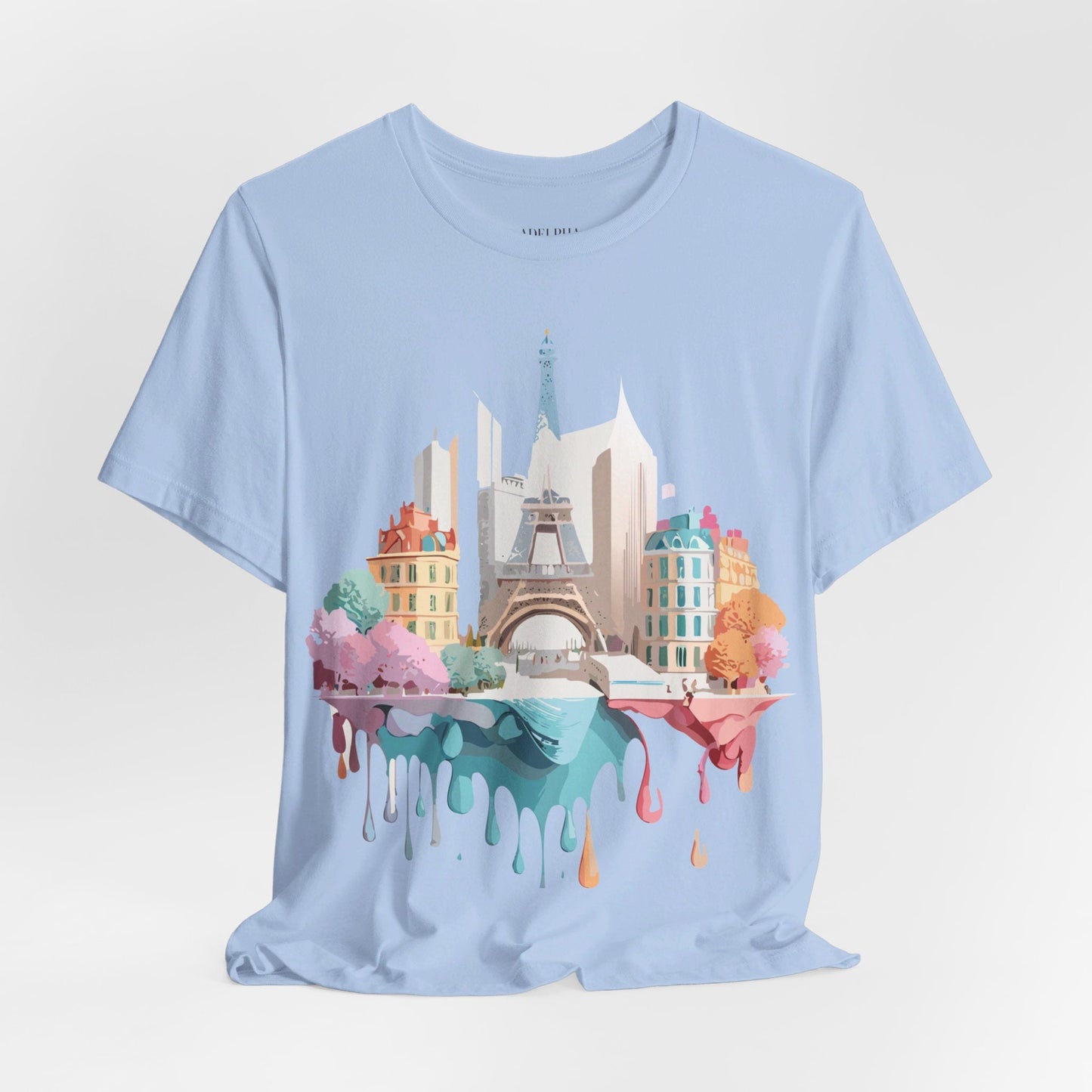 Paris Graphic Tee Unisex Jersey Short Sleeve Vintage Inspired Artwork Collection
