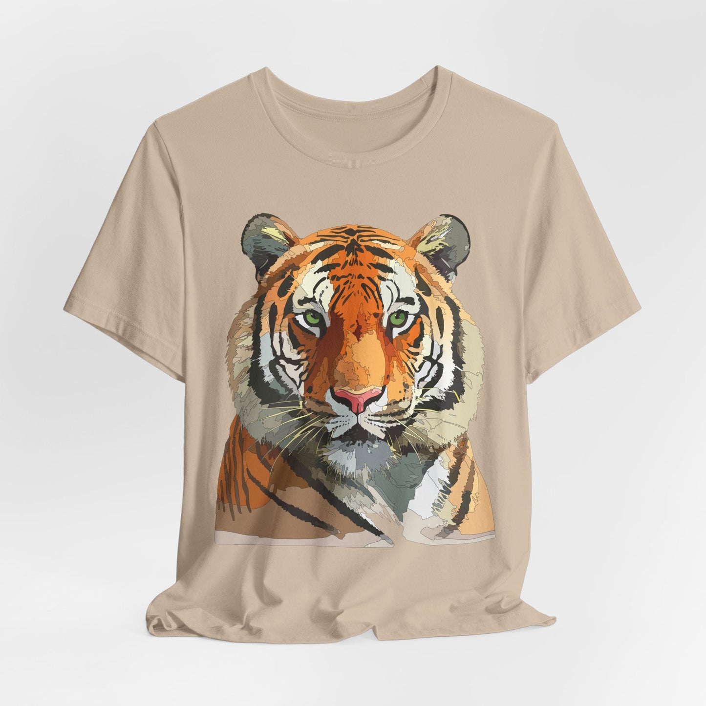 Unisex Animal Graphic Tee Shirt With Wildlife Art Design For Everyday Comfort Gildan 64000