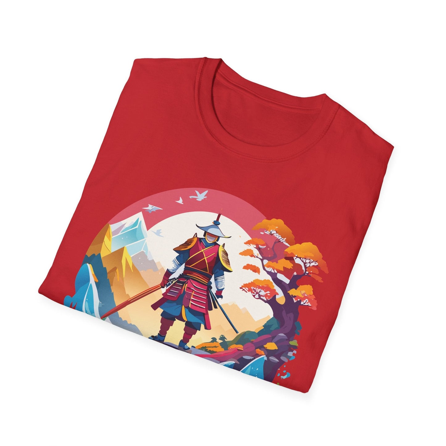 Samurai Shirt Gildan Softstyle 64000 Ring Spun Cotton Unisex Tee For Everyday Comfort