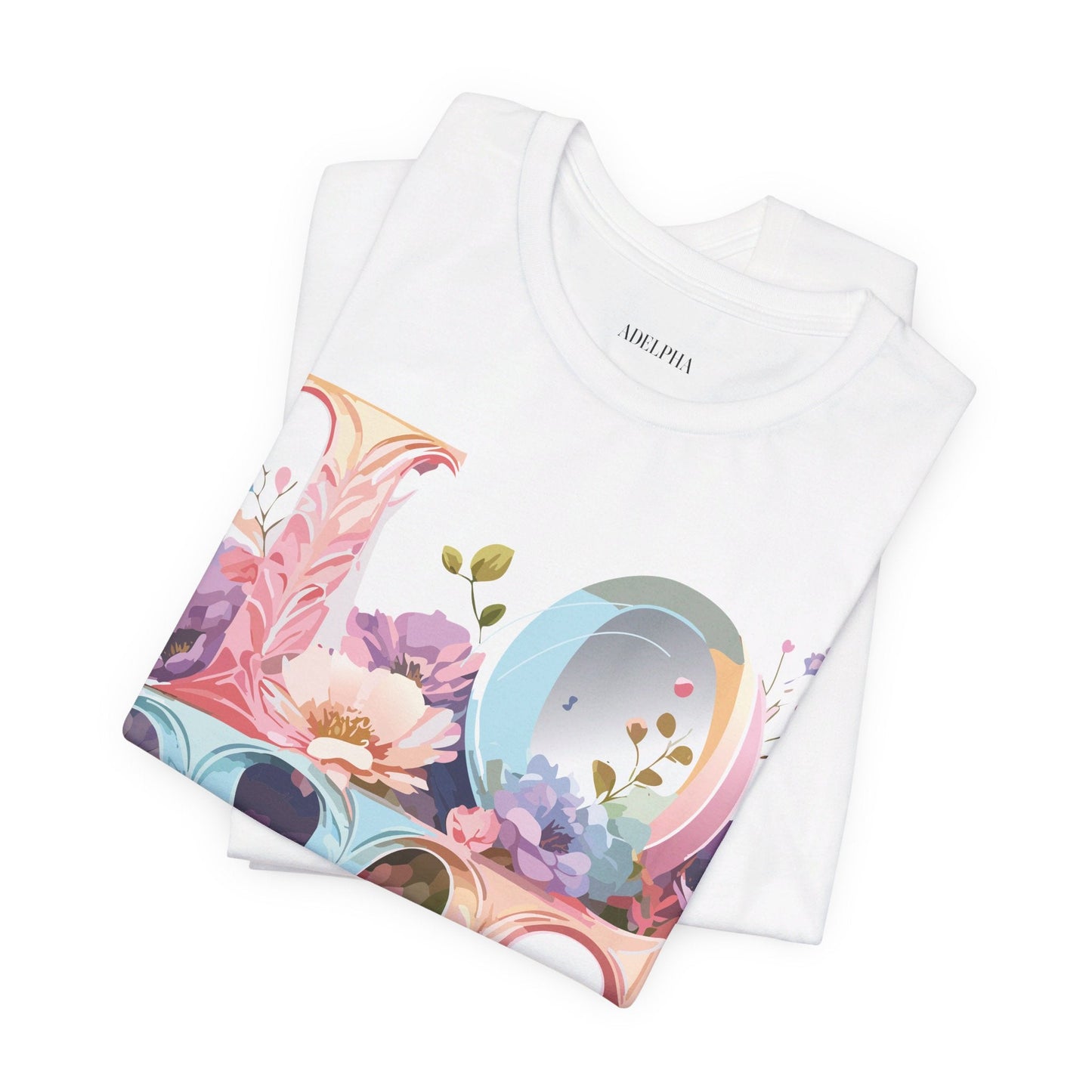 Adelpha Valentine Graphic Tee Unisex Short Sleeve Vintage Inspired Art Design for Everyday Wear