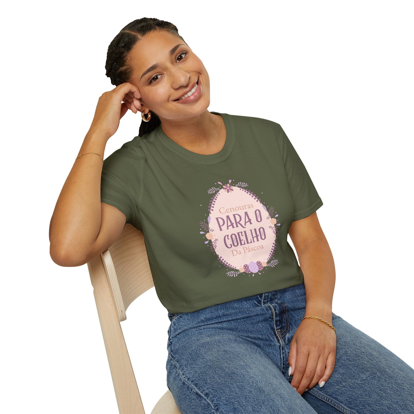 Easter Egg T Shirt Unisex Softstyle Short Sleeve Tee With Easter Signature Prints And Design