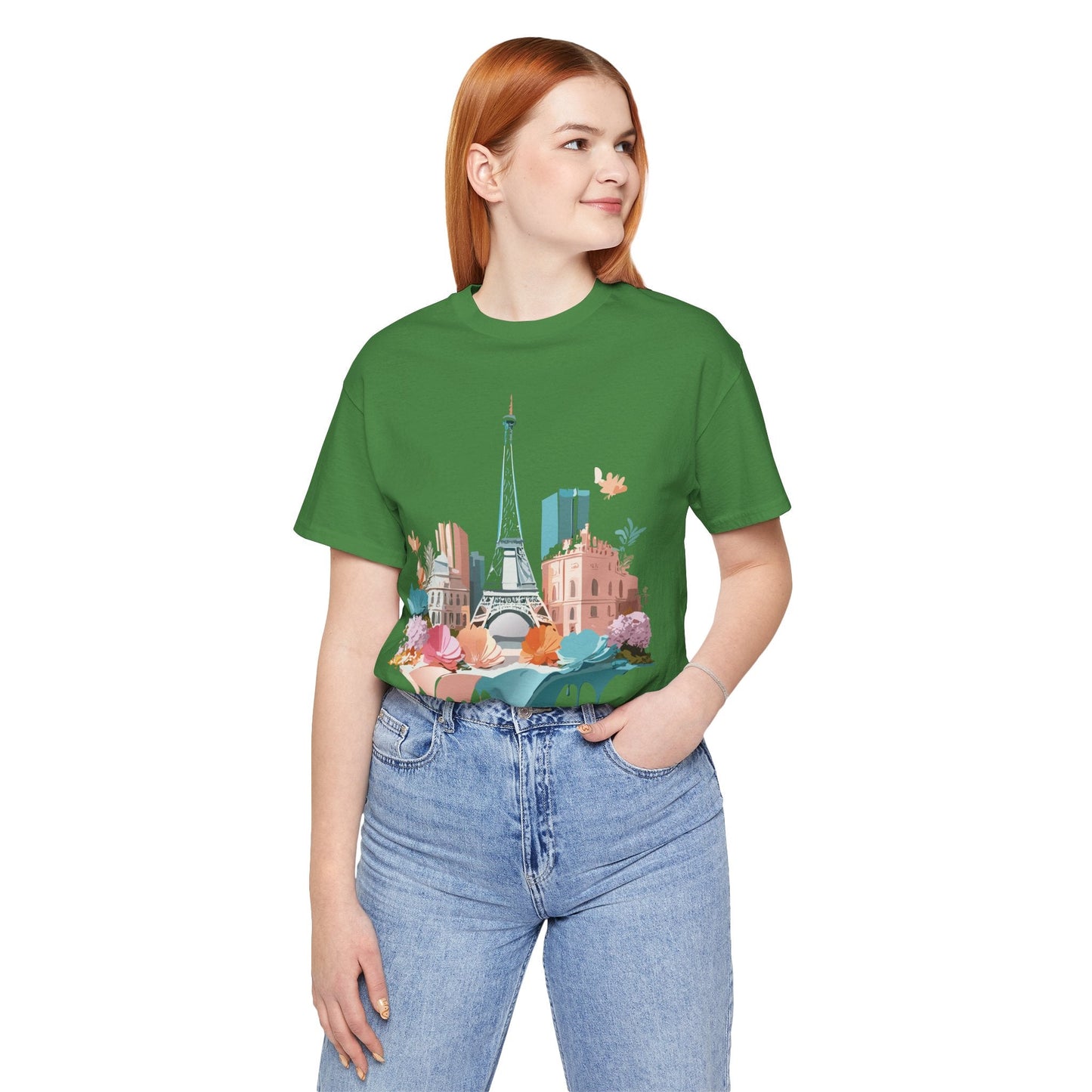 Paris Tourist Shirt Unisex Graphic Tee With Vintage Inspired Artwork By Adelpha Collection