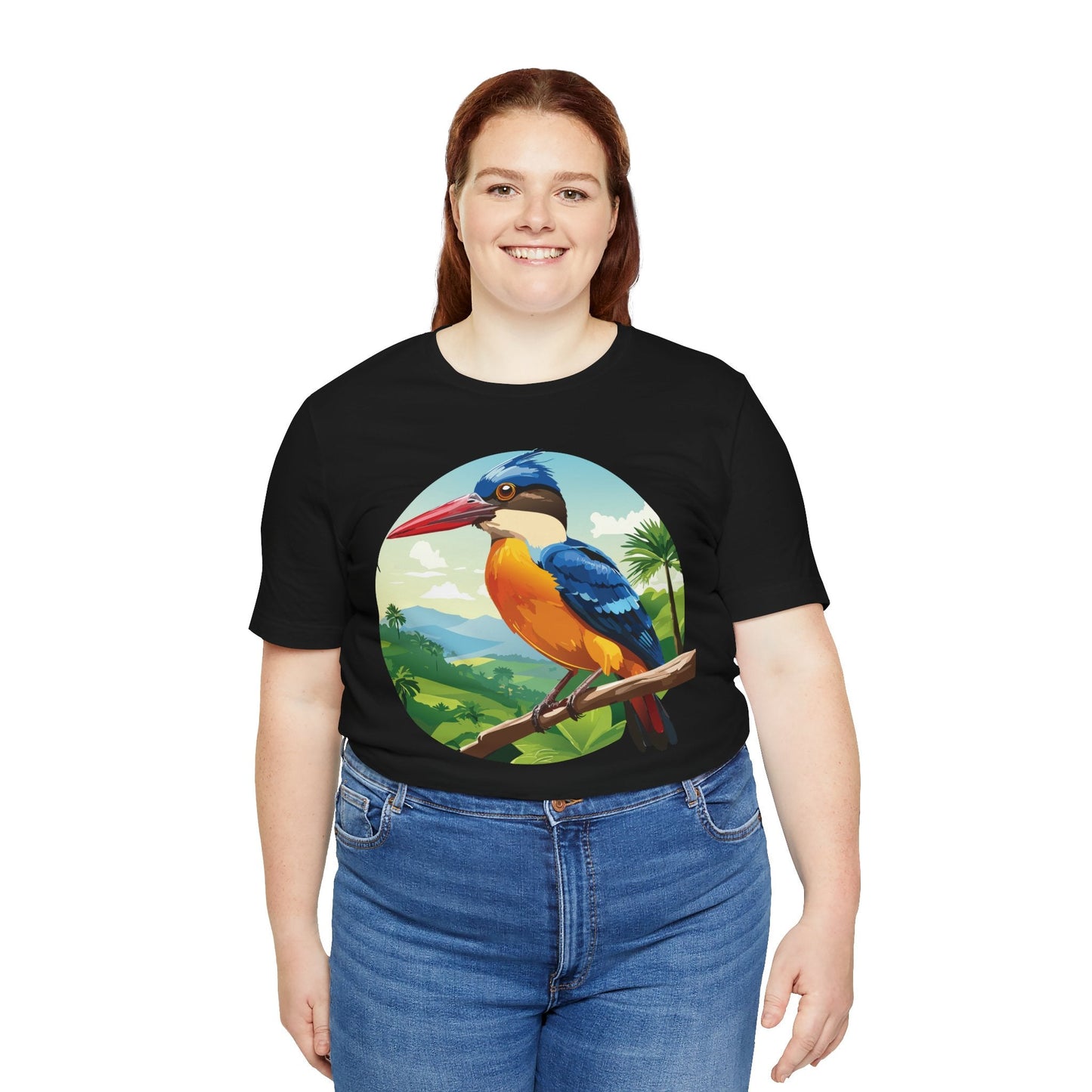 Unisex Animal Shirt With Art Design Featuring Wild Animals Jersey Short Sleeve Tee