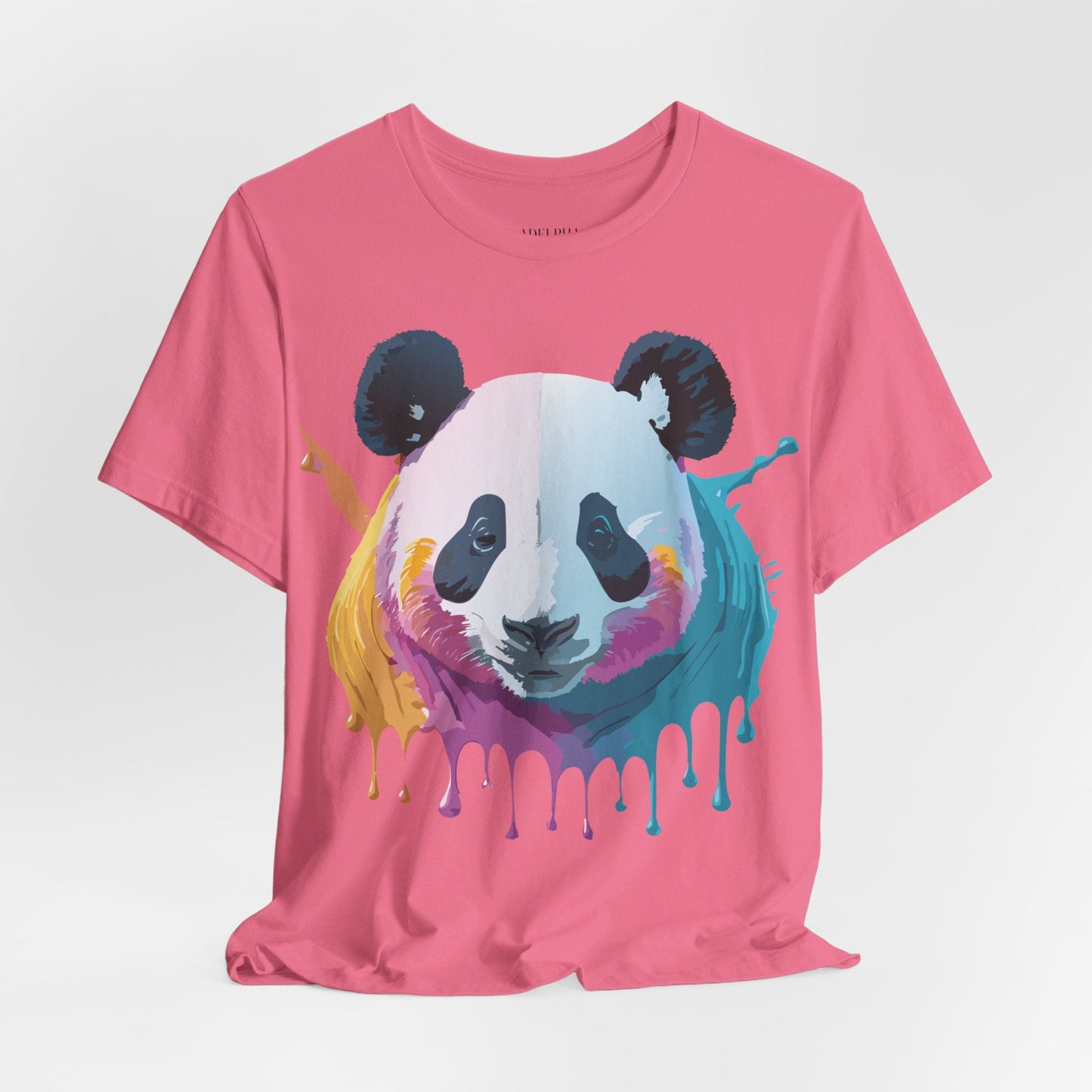 Panda Shirt Unisex Graphic Tee Vintage Inspired Artwork By Adelpha Jersey Short Sleeve