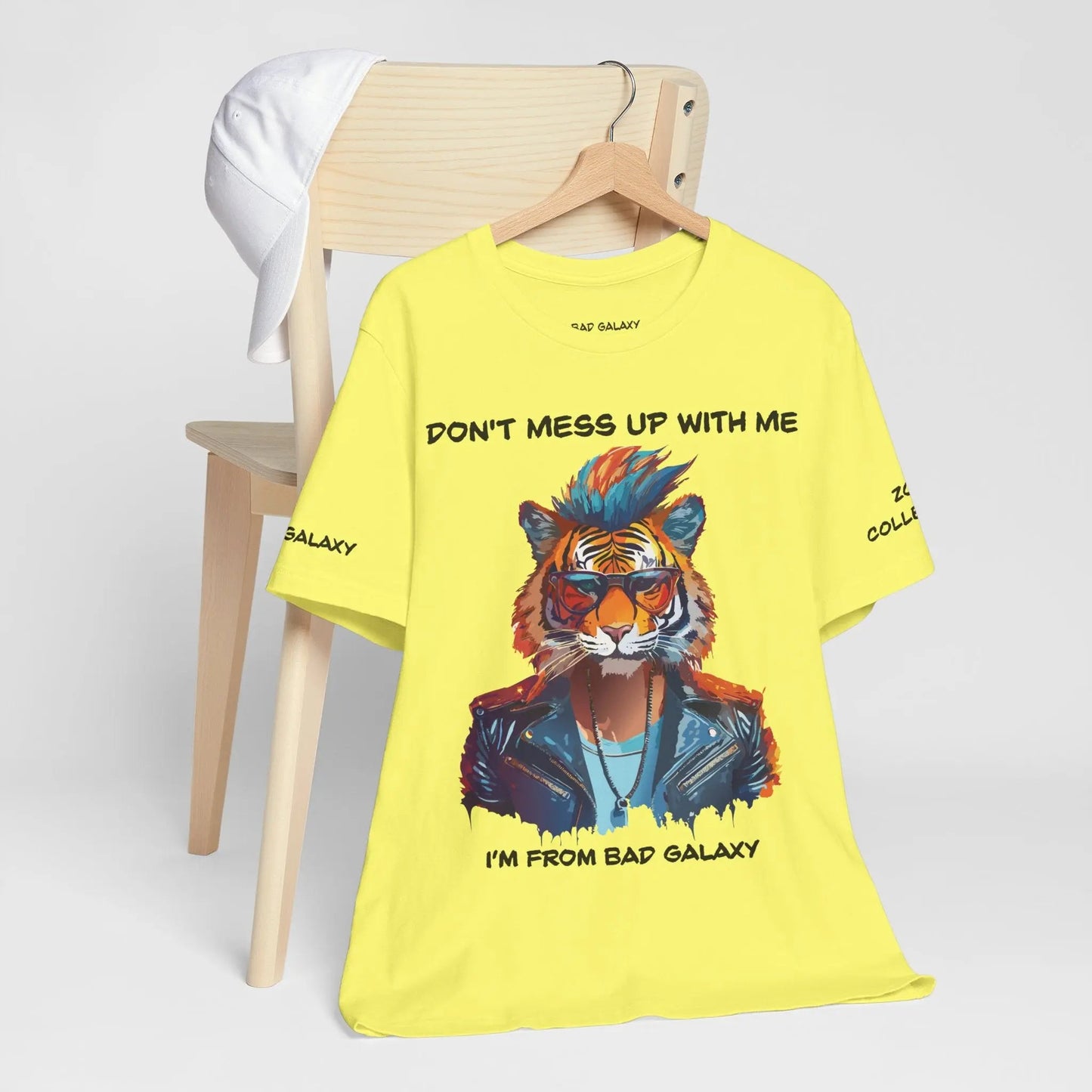 Animal T Shirt Bad Galaxy Made To Order Cotton Tee With Eco Friendly Inks Free Shipping USA