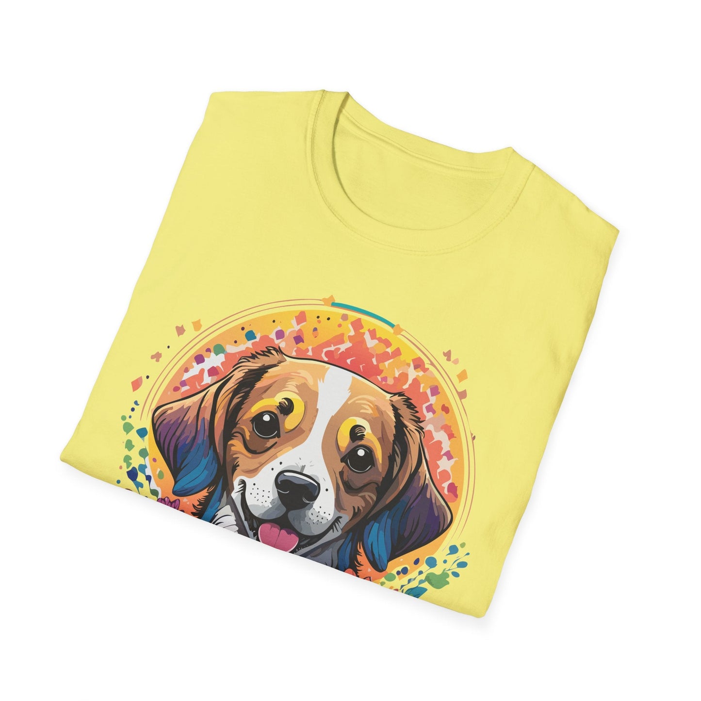 Dog Shirt Unisex Animal Tee Gildan 64000 Softstyle Ring Spun Cotton